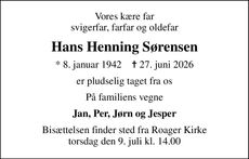 Announcement