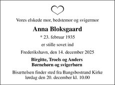Announcement