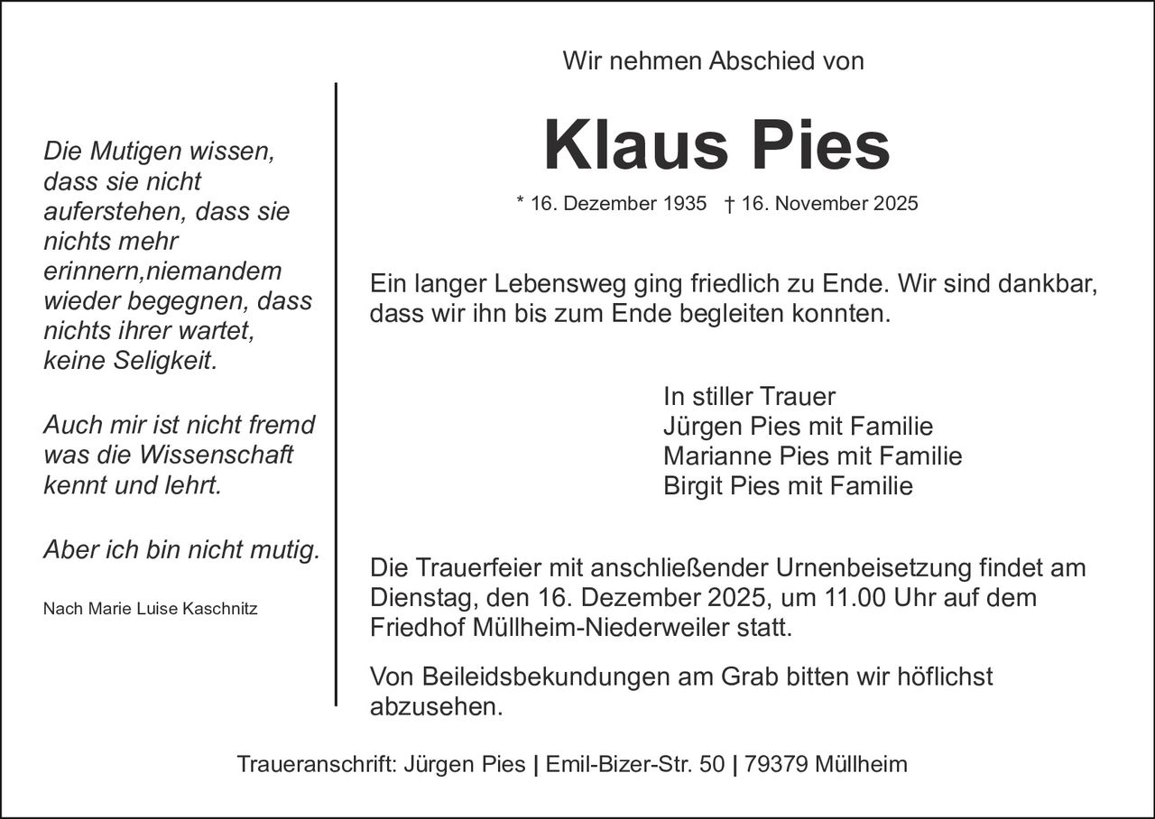 Ankündigung