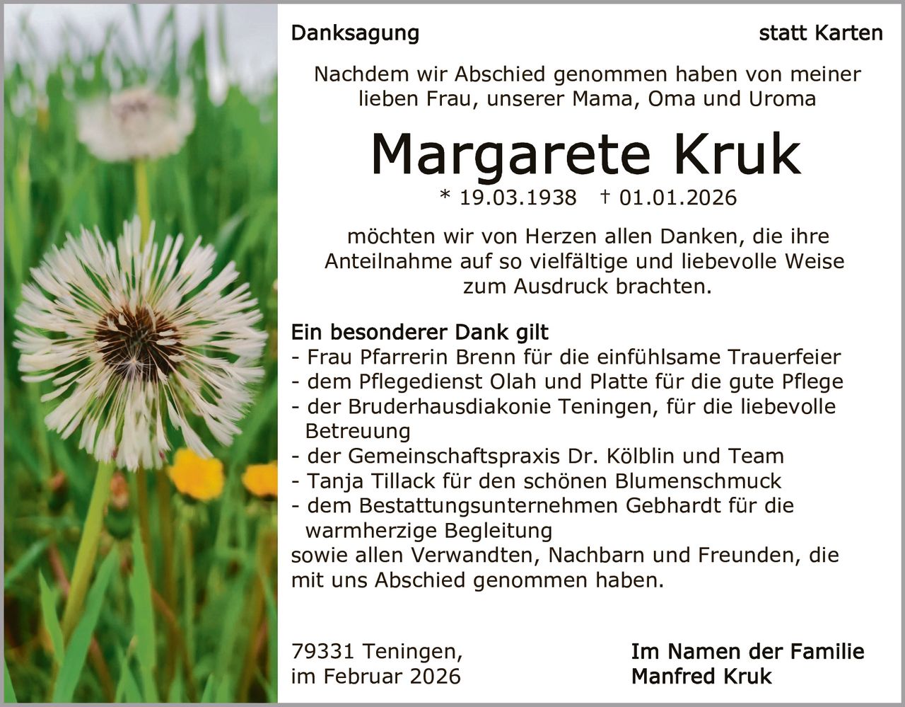 Ankündigung
