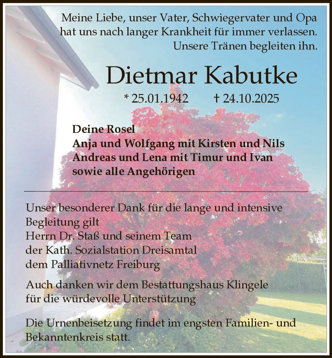 Ankündigung