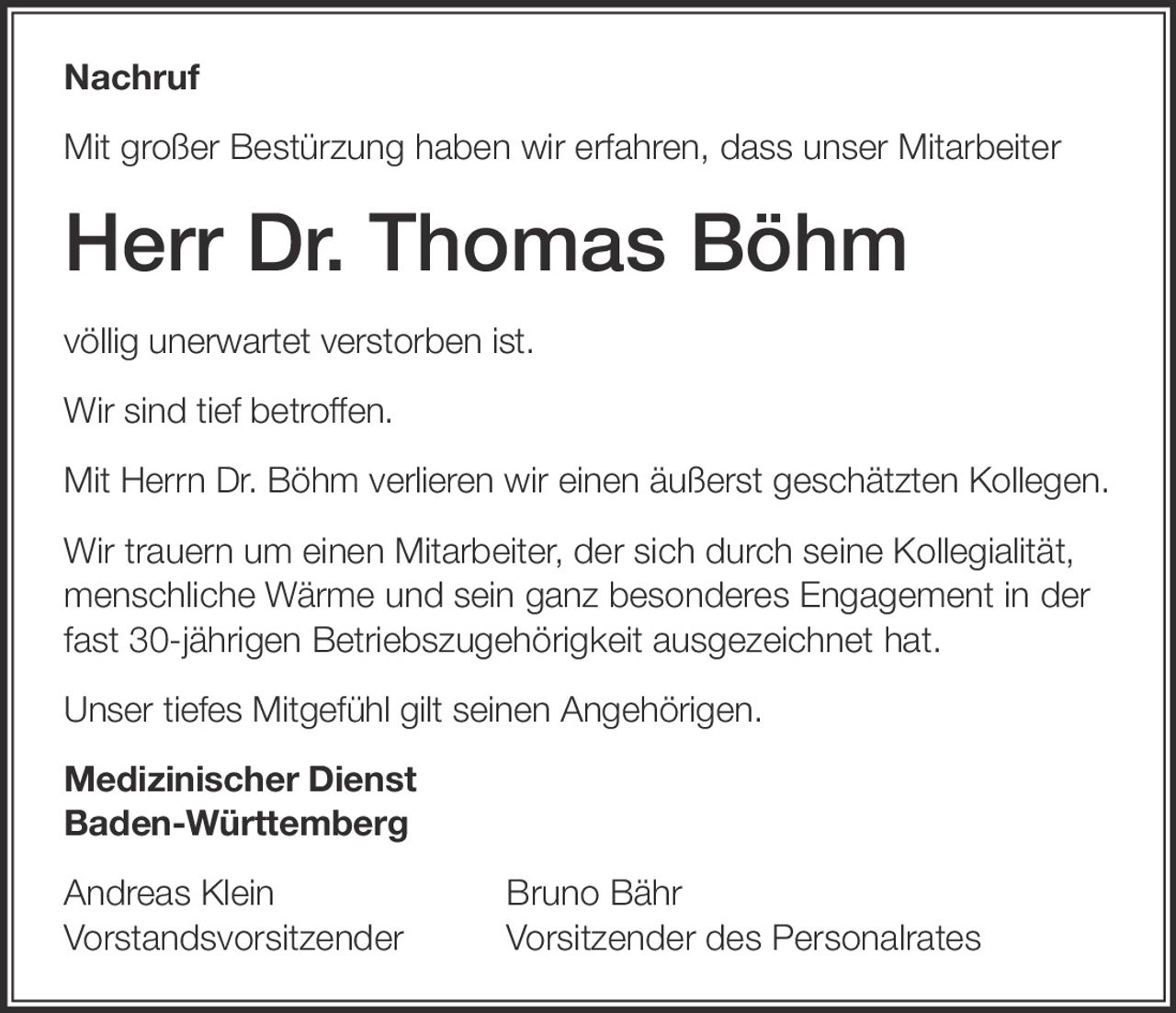 Ankündigung