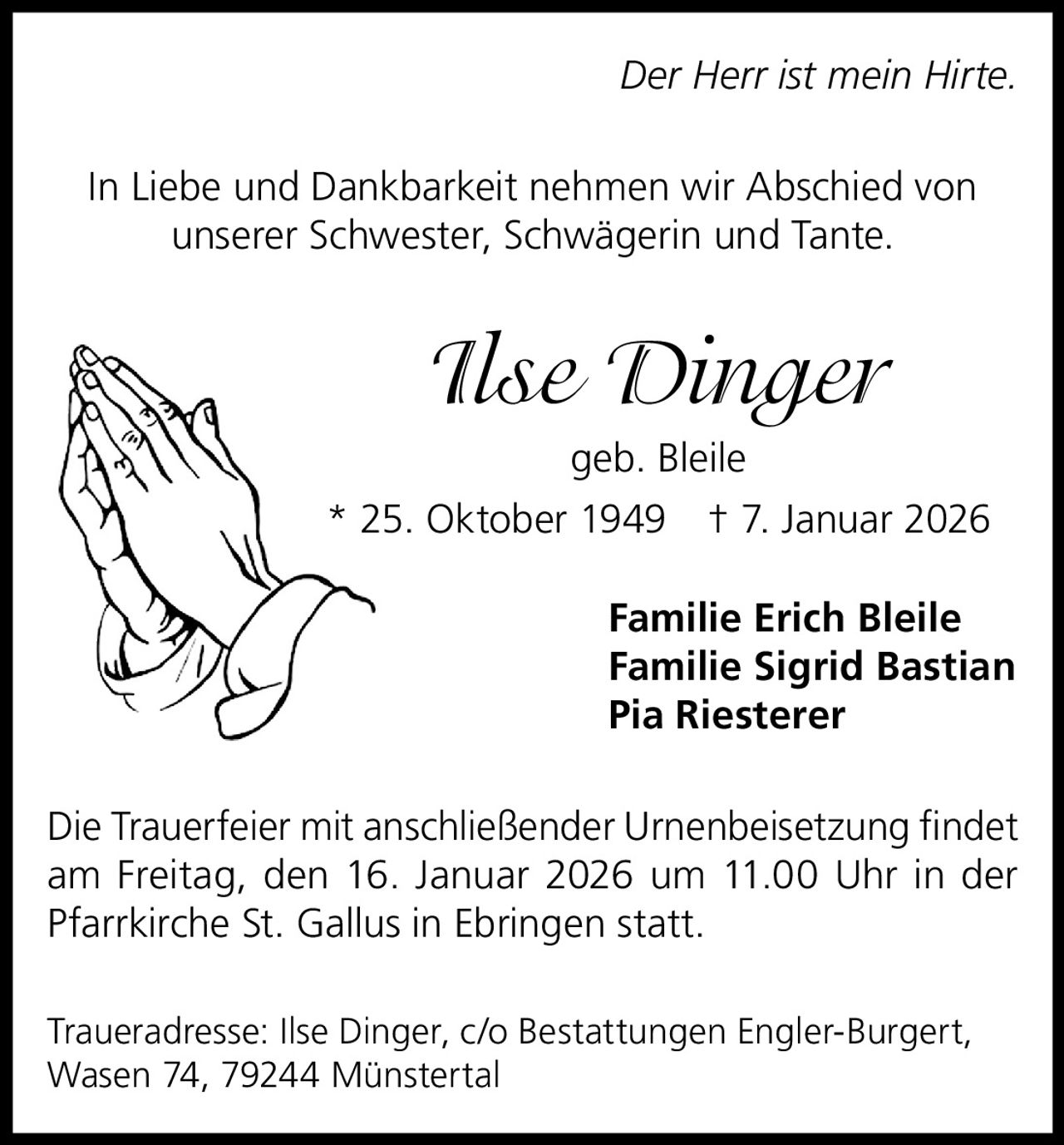 Ankündigung