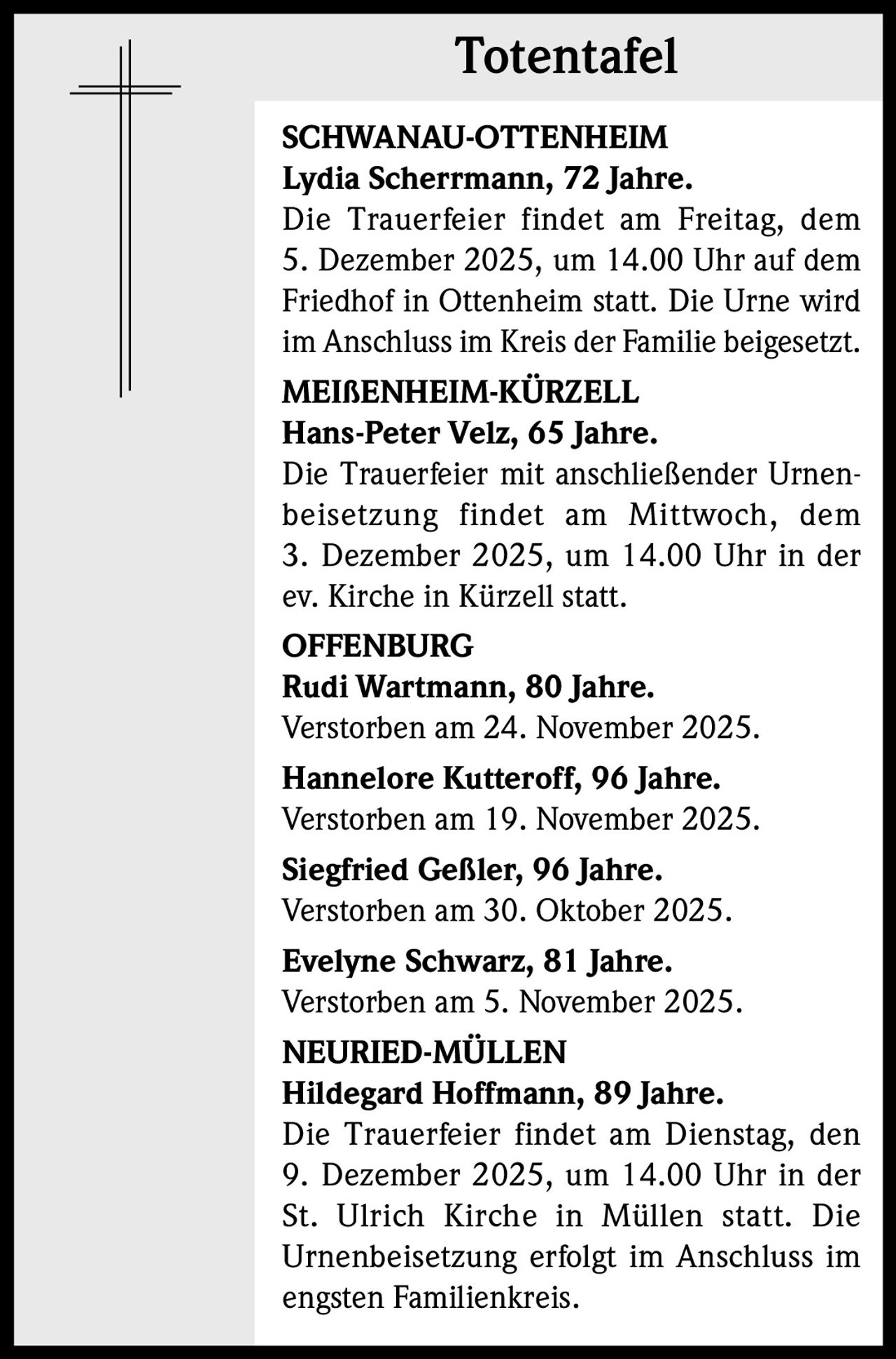 Ankündigung