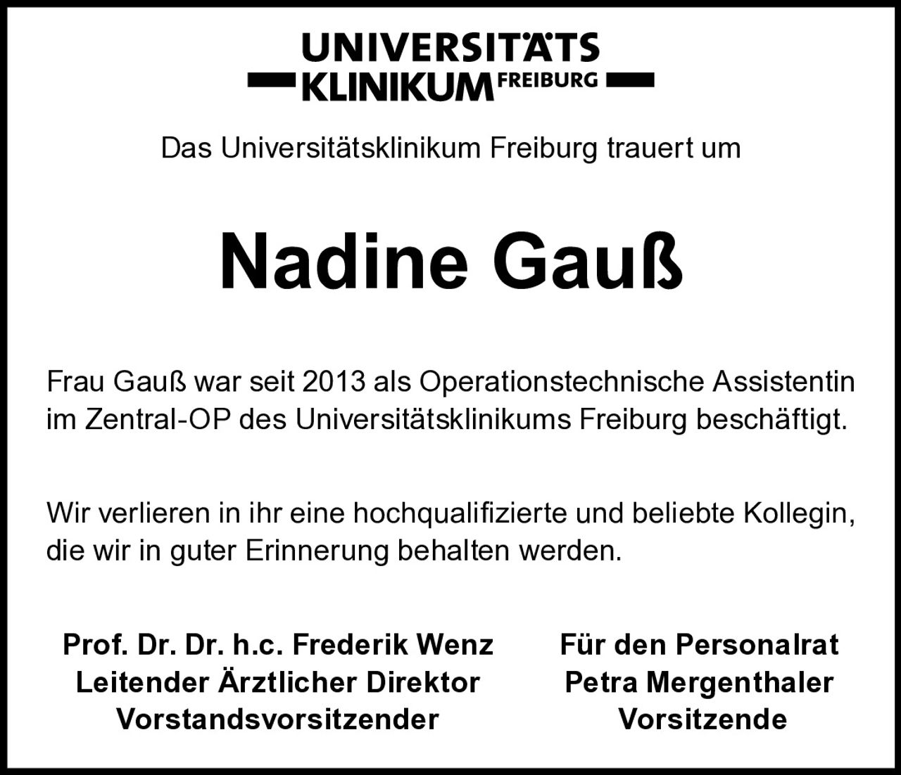 Ankündigung