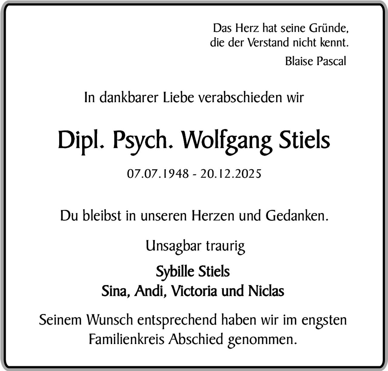 Ankündigung
