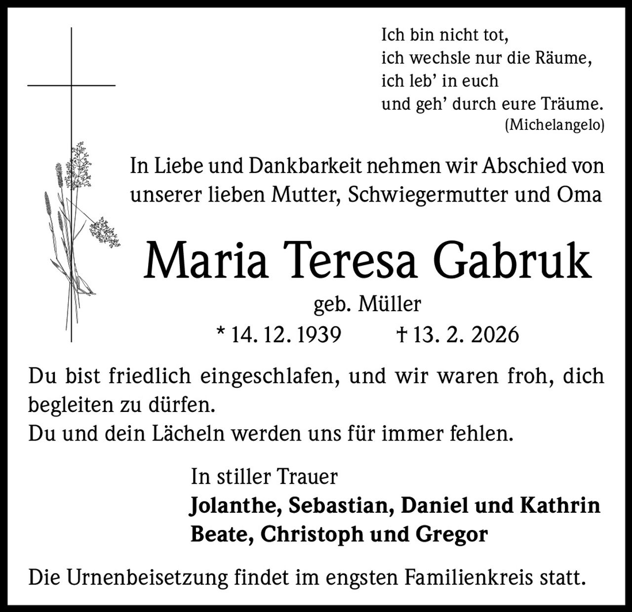 Ankündigung