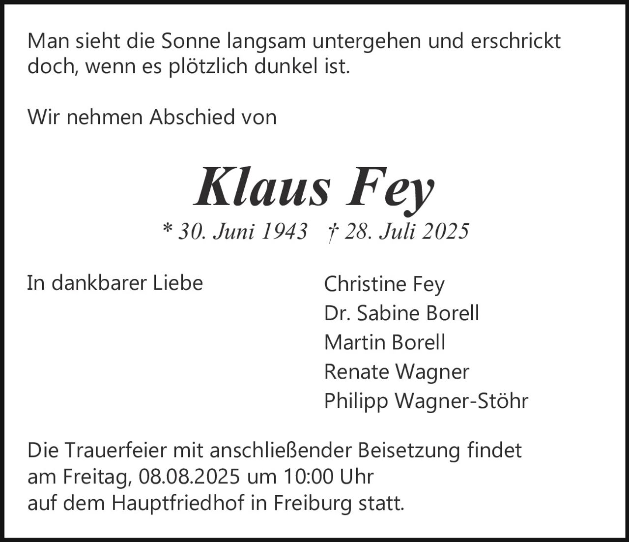 Ankündigung