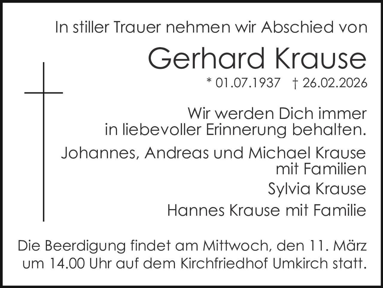 Ankündigung
