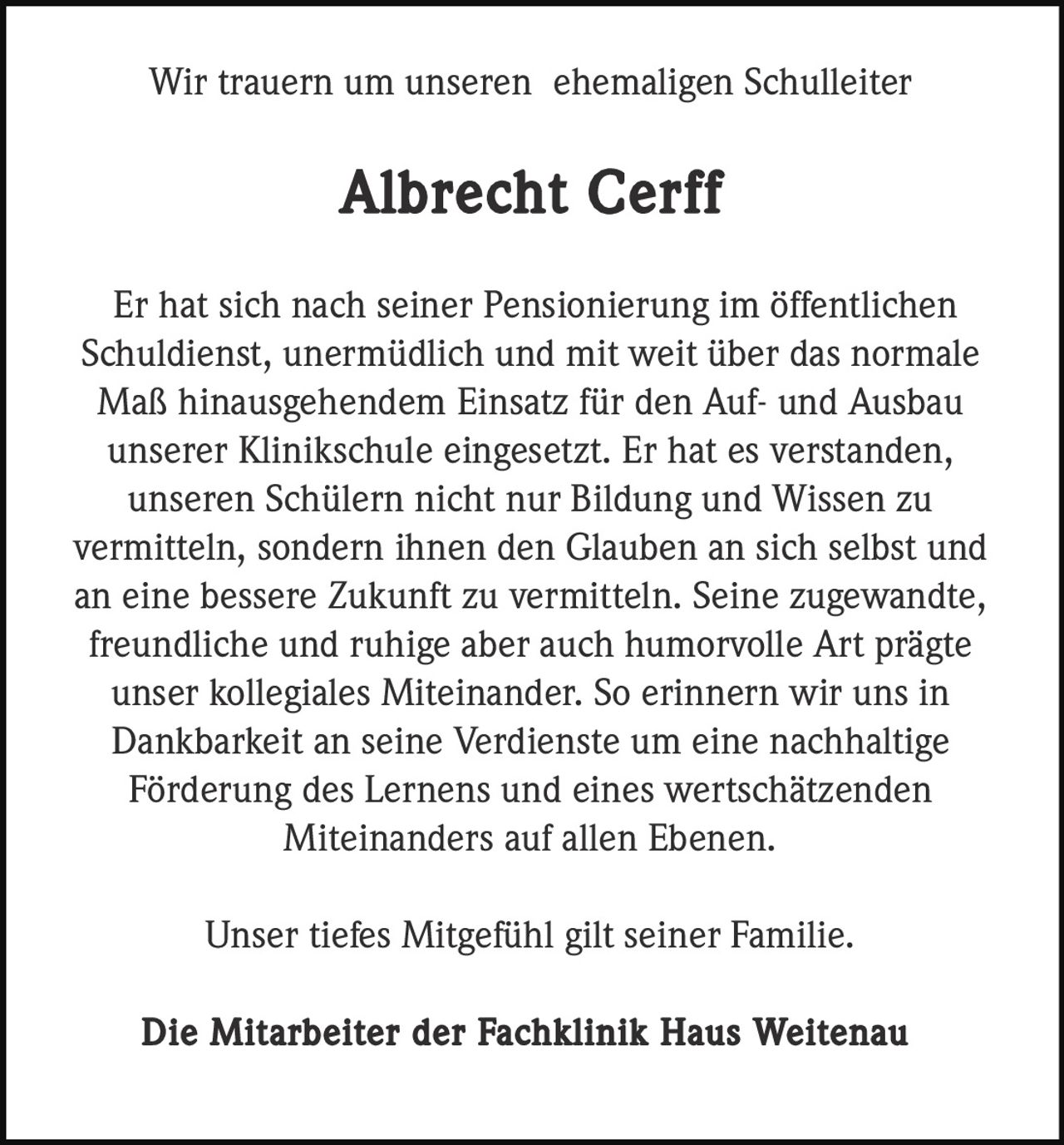 Ankündigung
