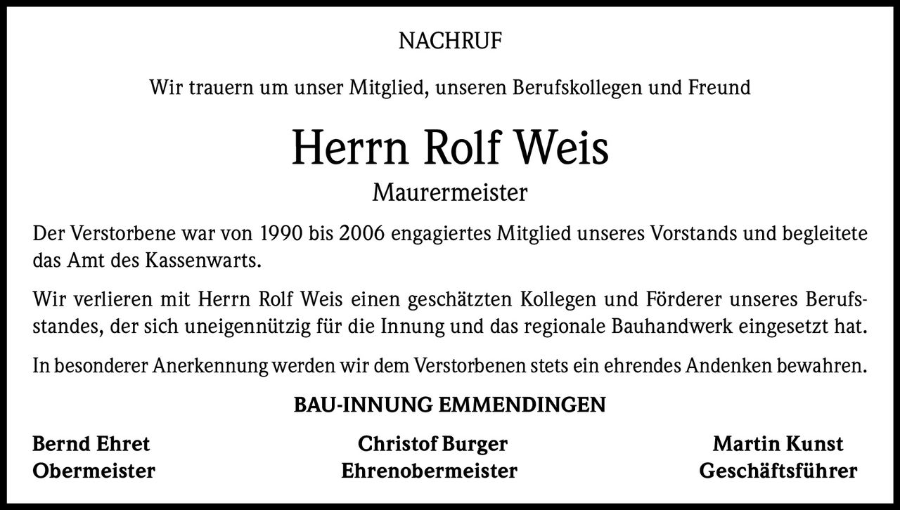 Ankündigung