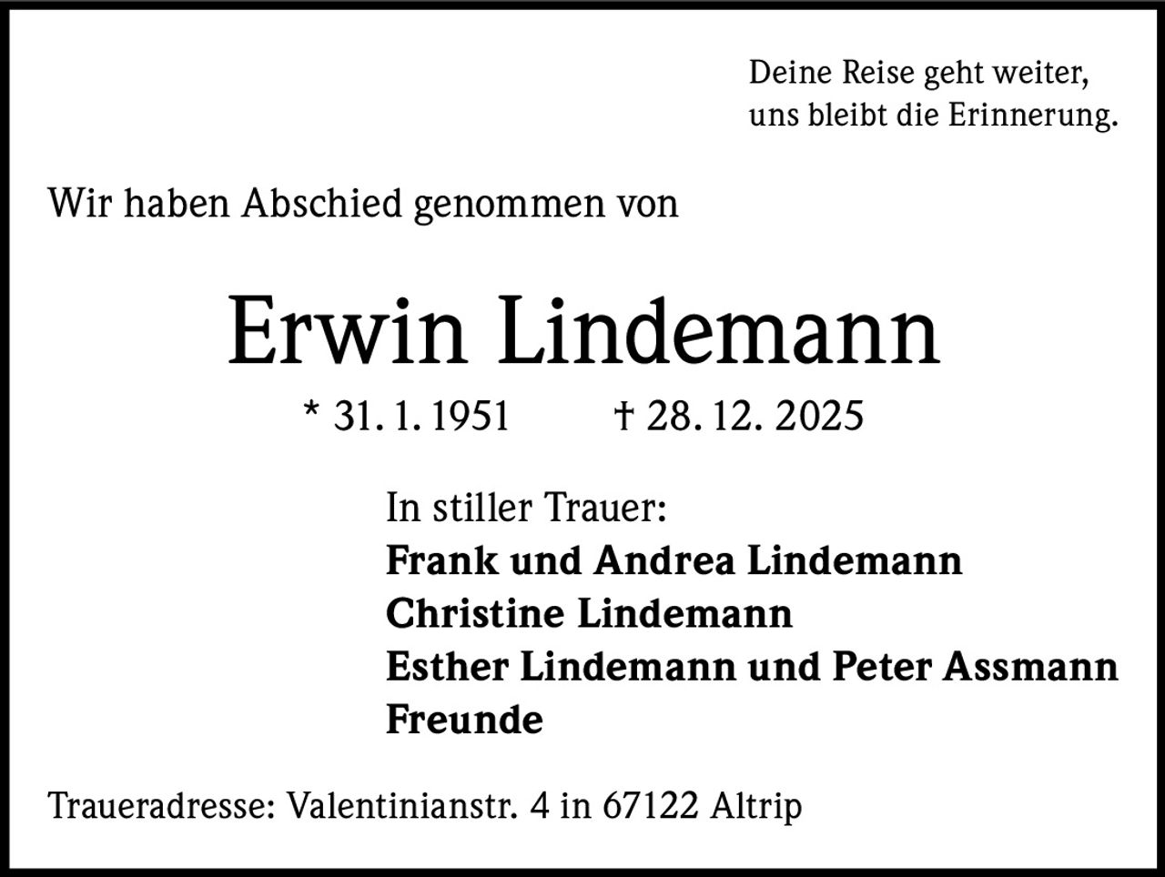 Ankündigung