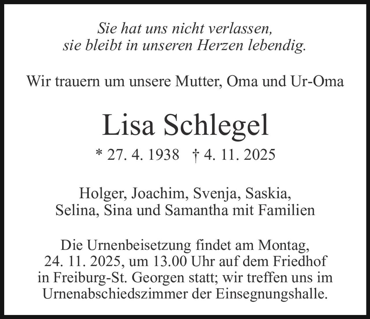 Ankündigung