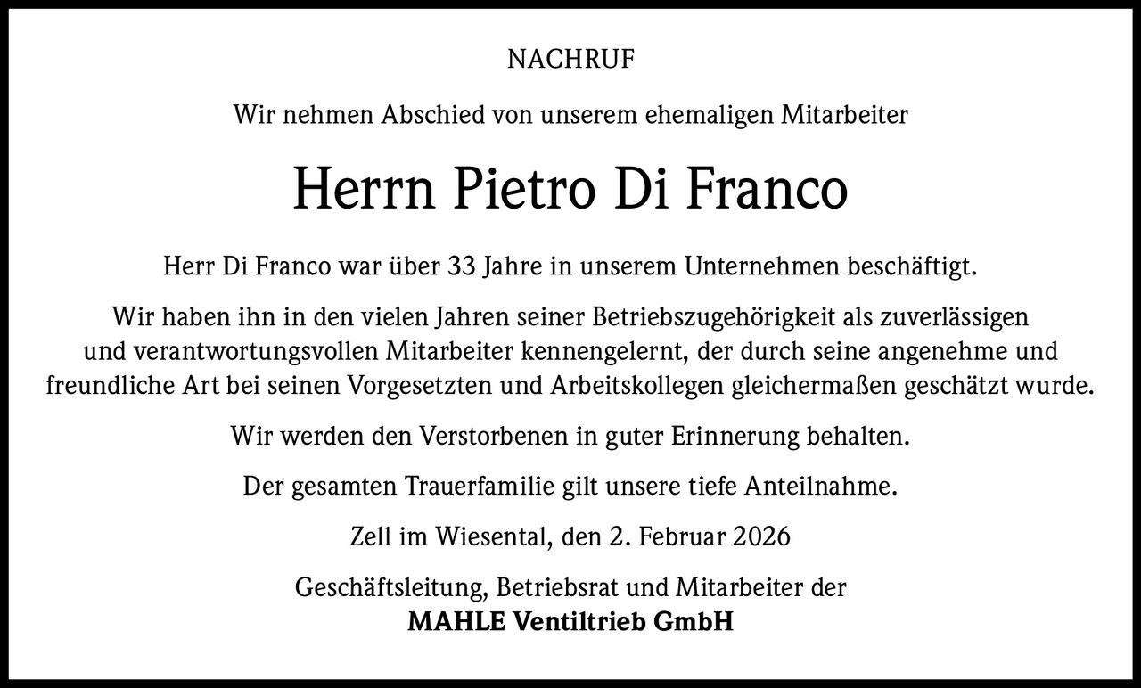 Announcement
