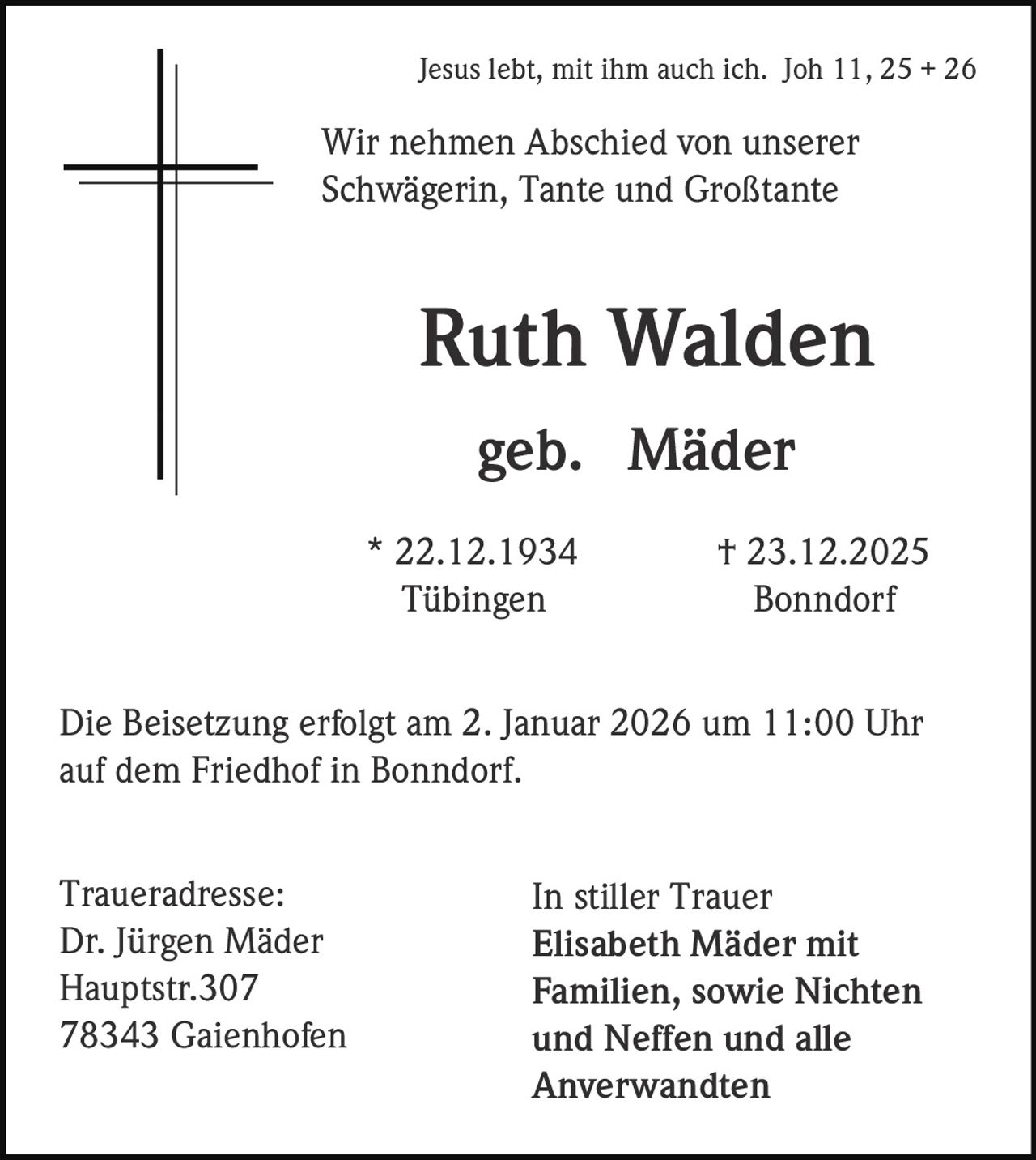 Ankündigung