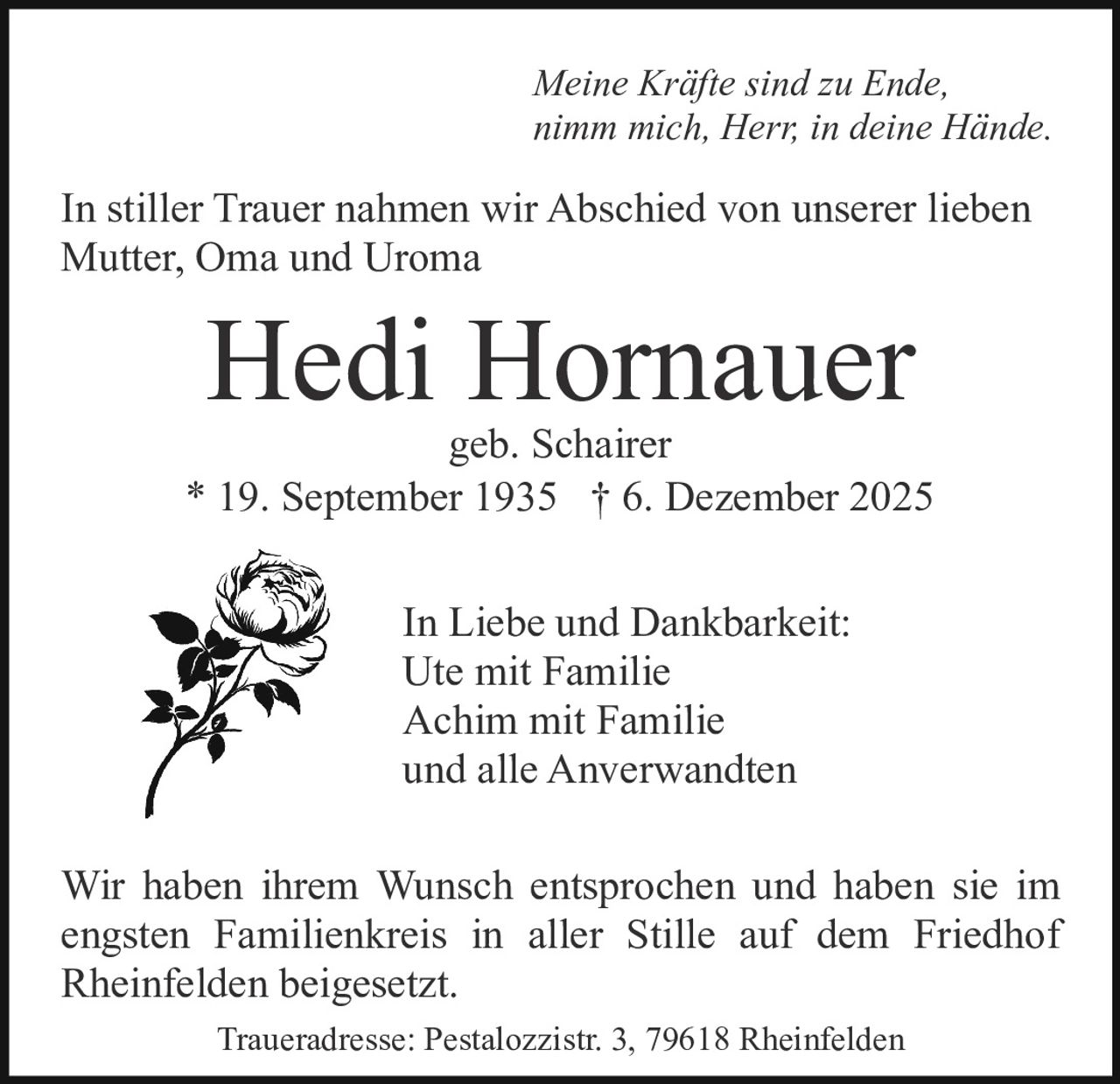 Ankündigung