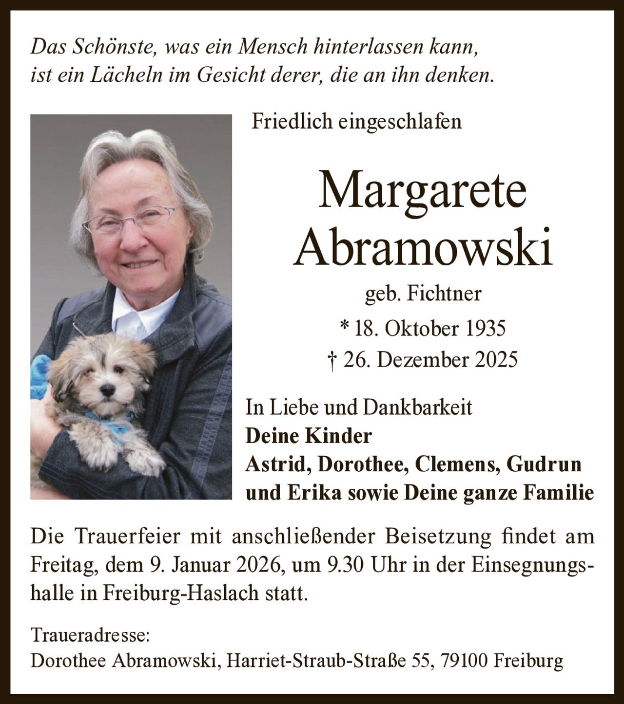 Ankündigung