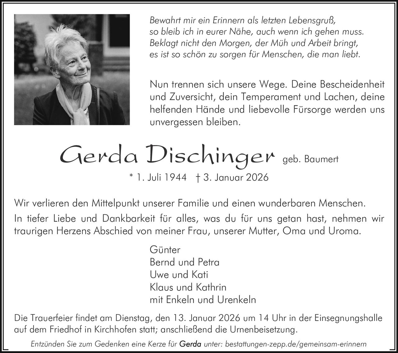 Ankündigung