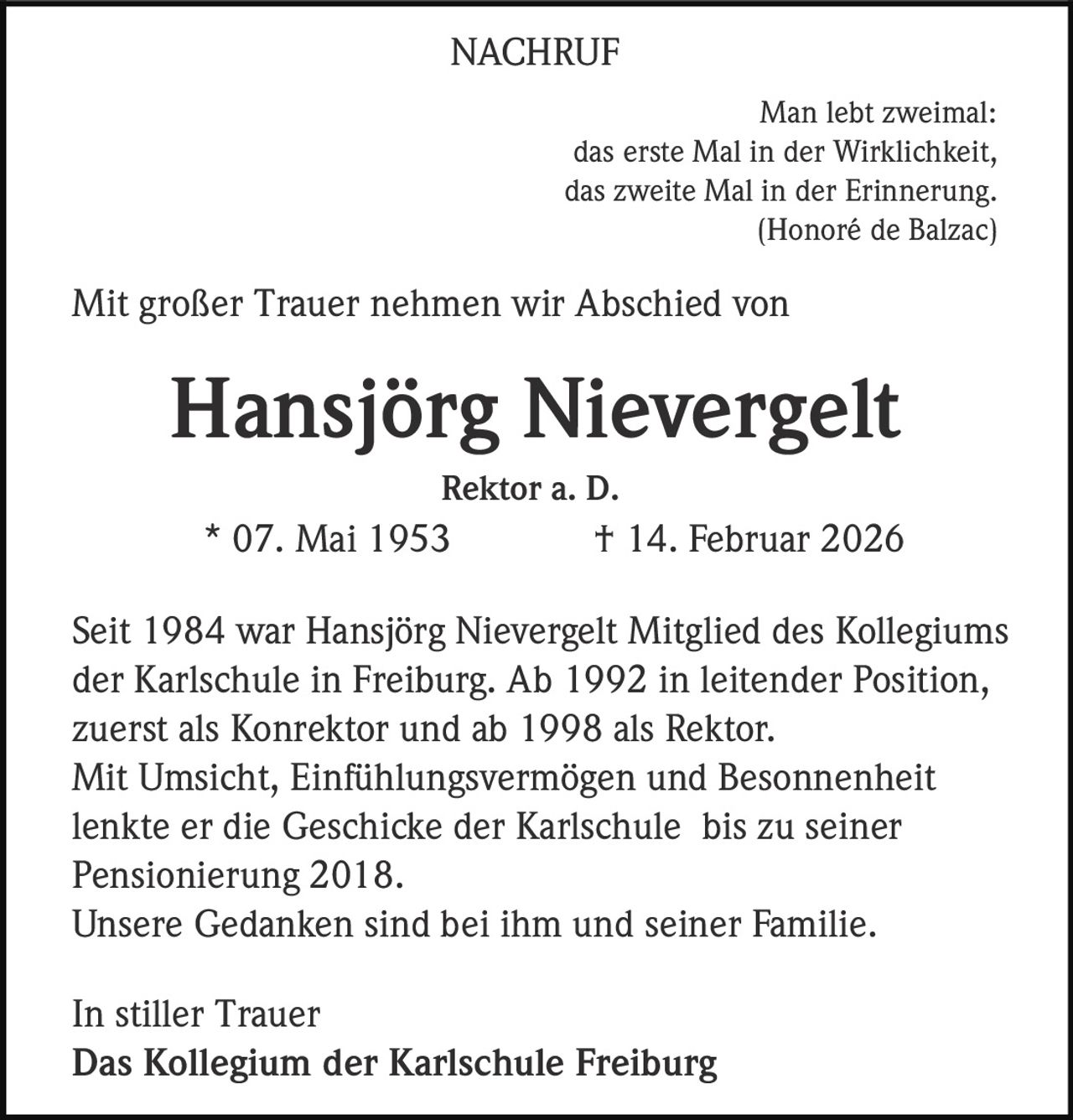 Ankündigung