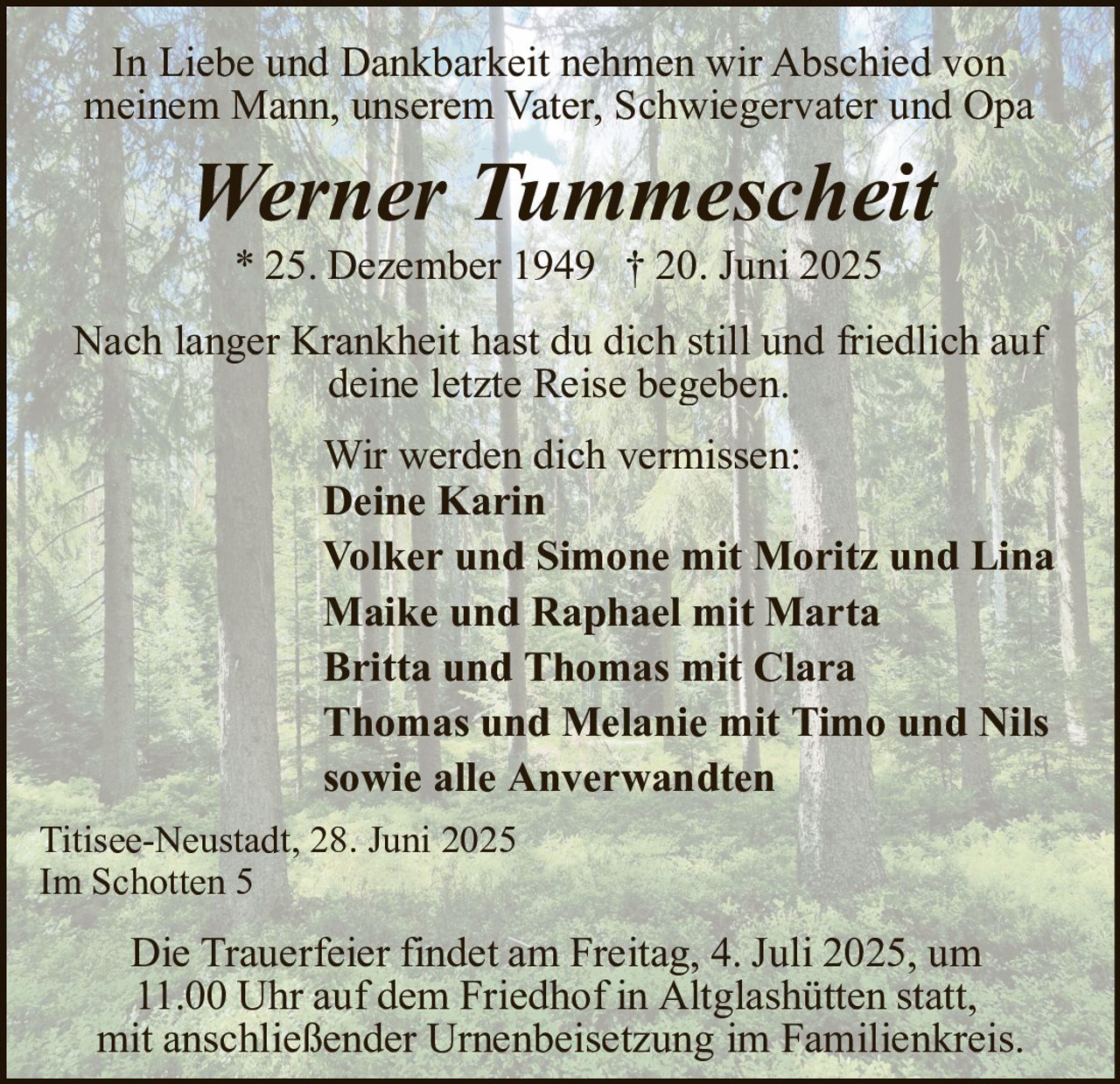 Ankündigung