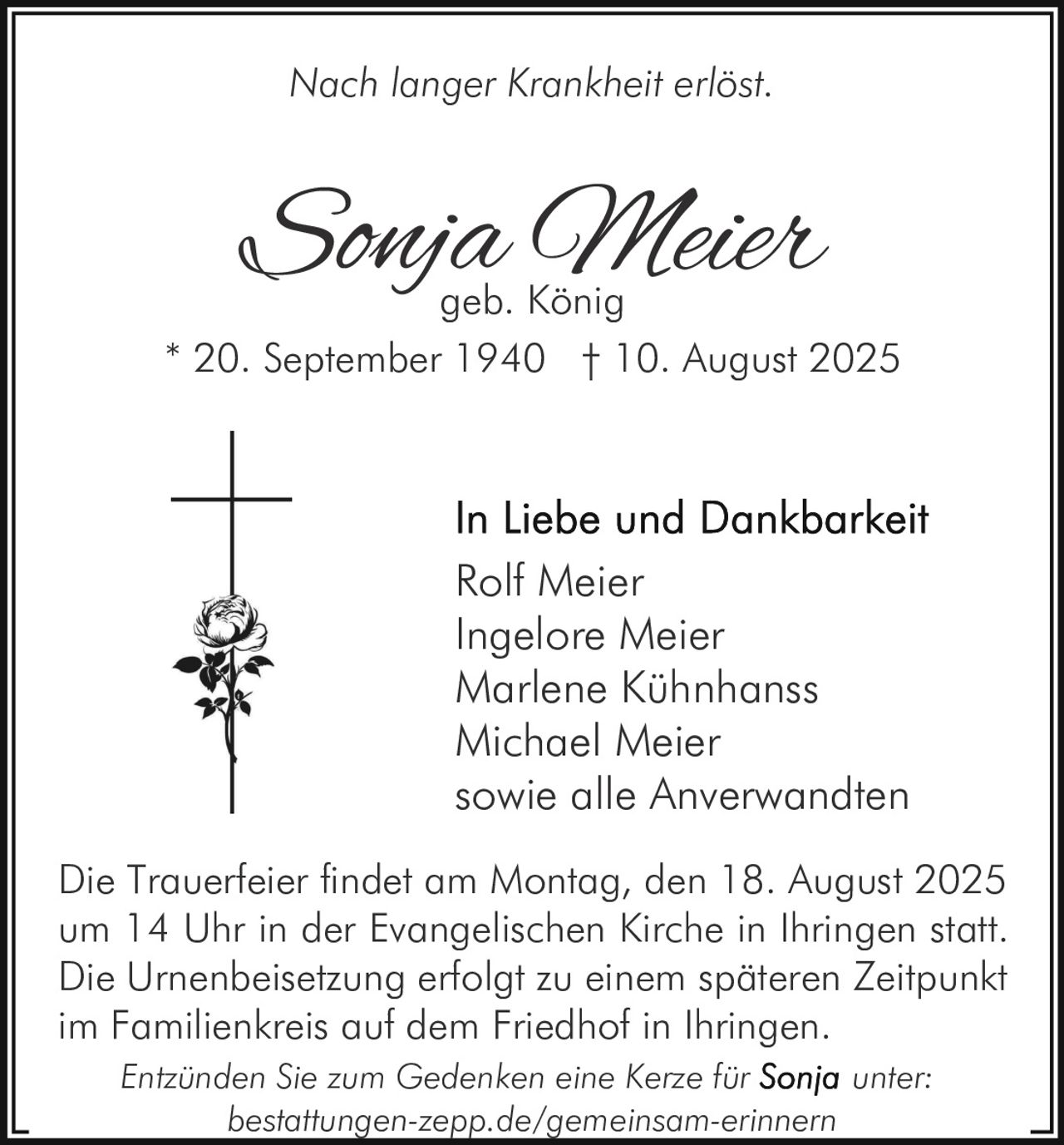 Ankündigung