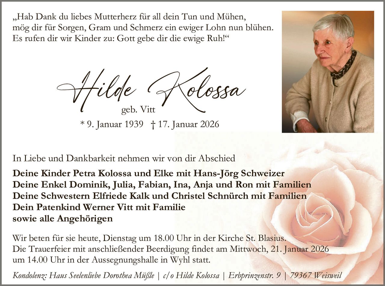 Ankündigung