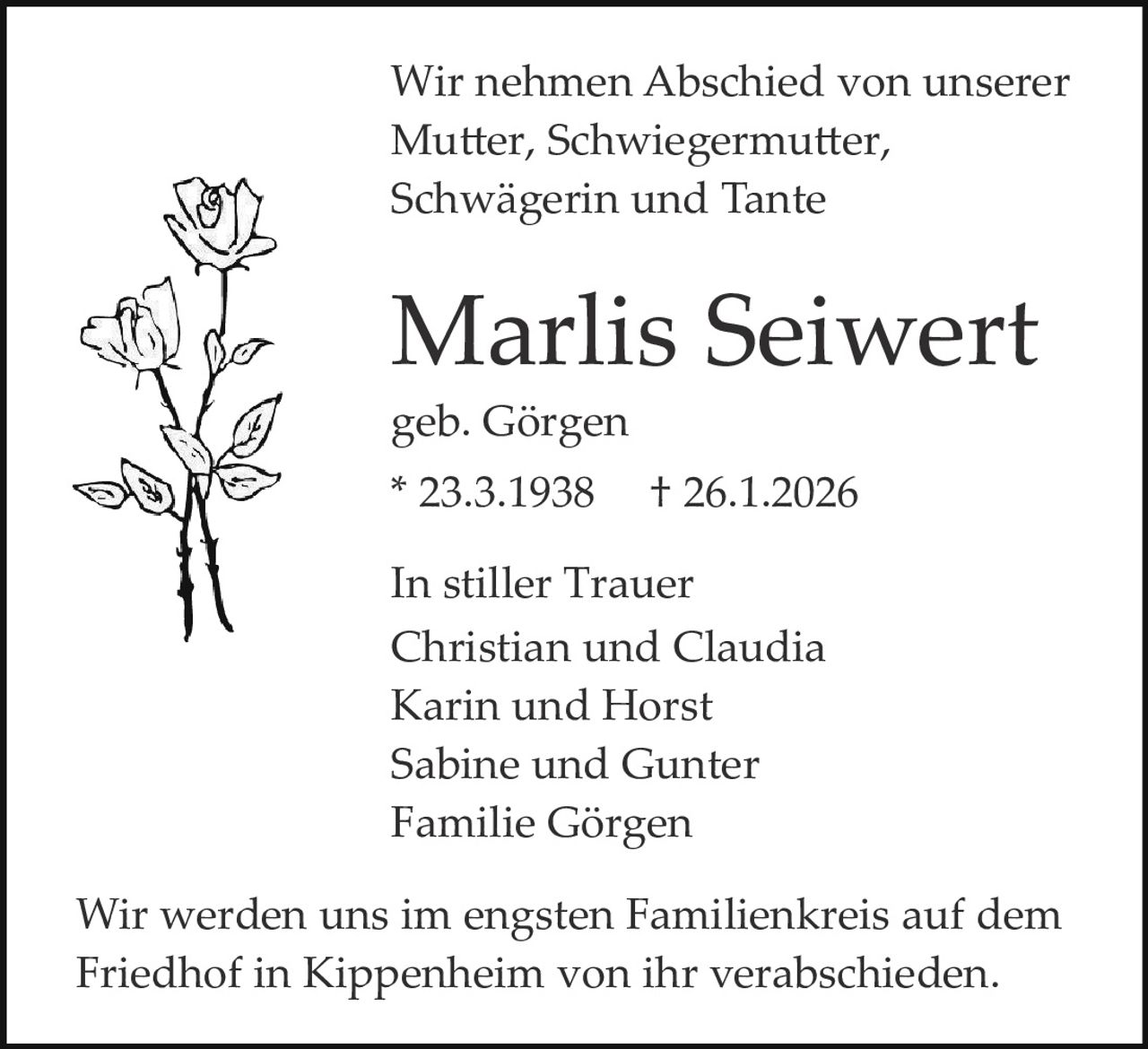 Ankündigung