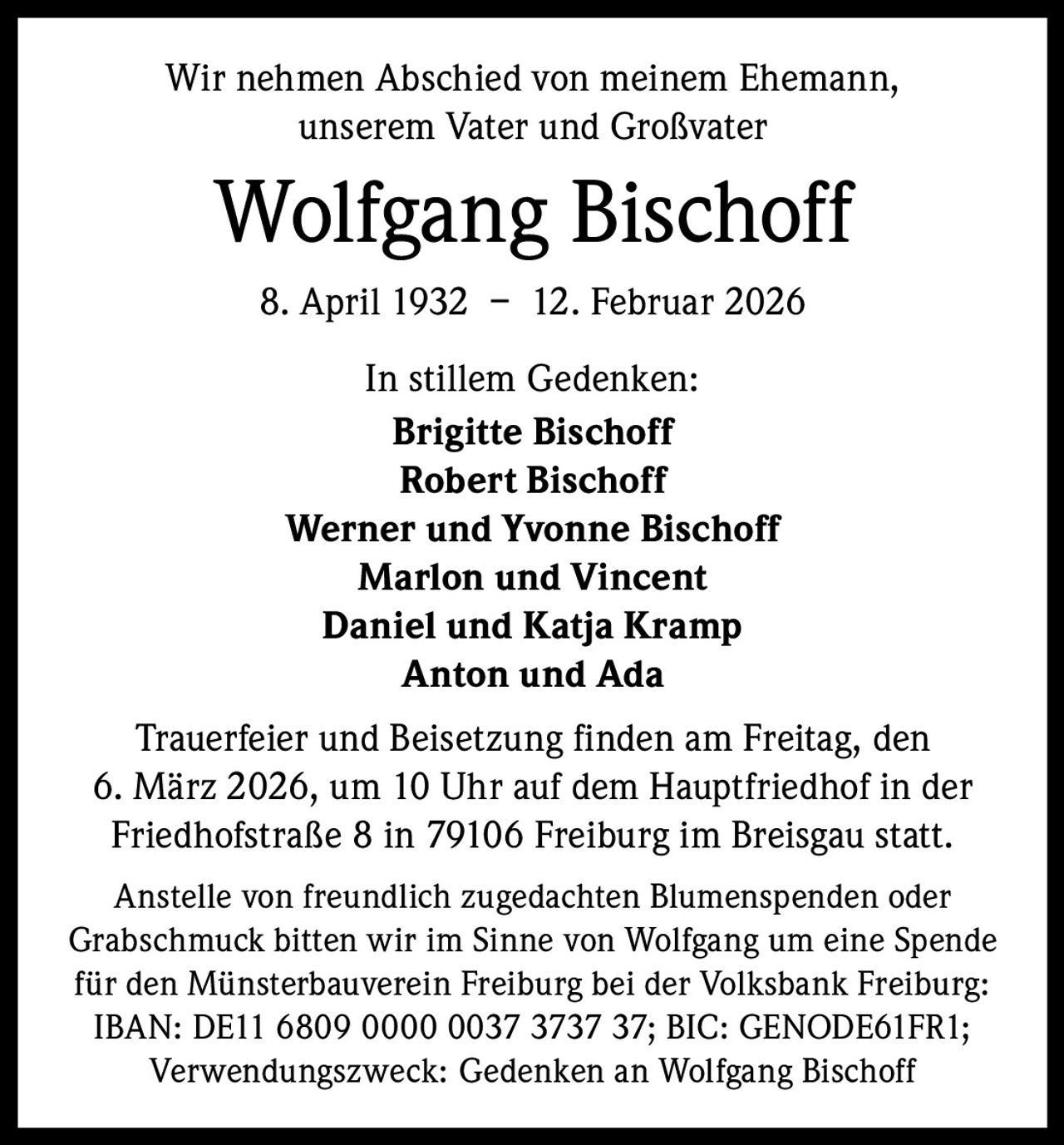 Ankündigung