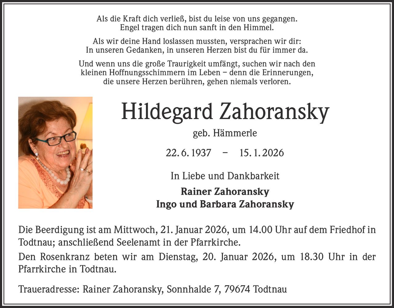 Ankündigung