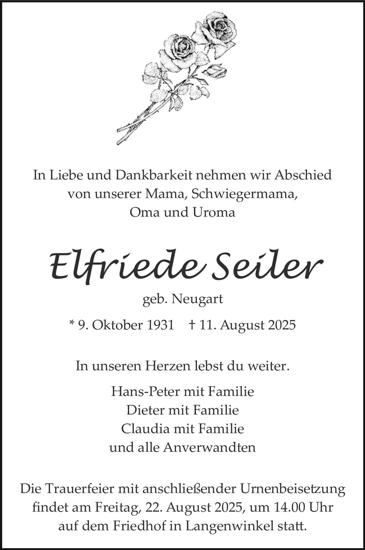 Ankündigung
