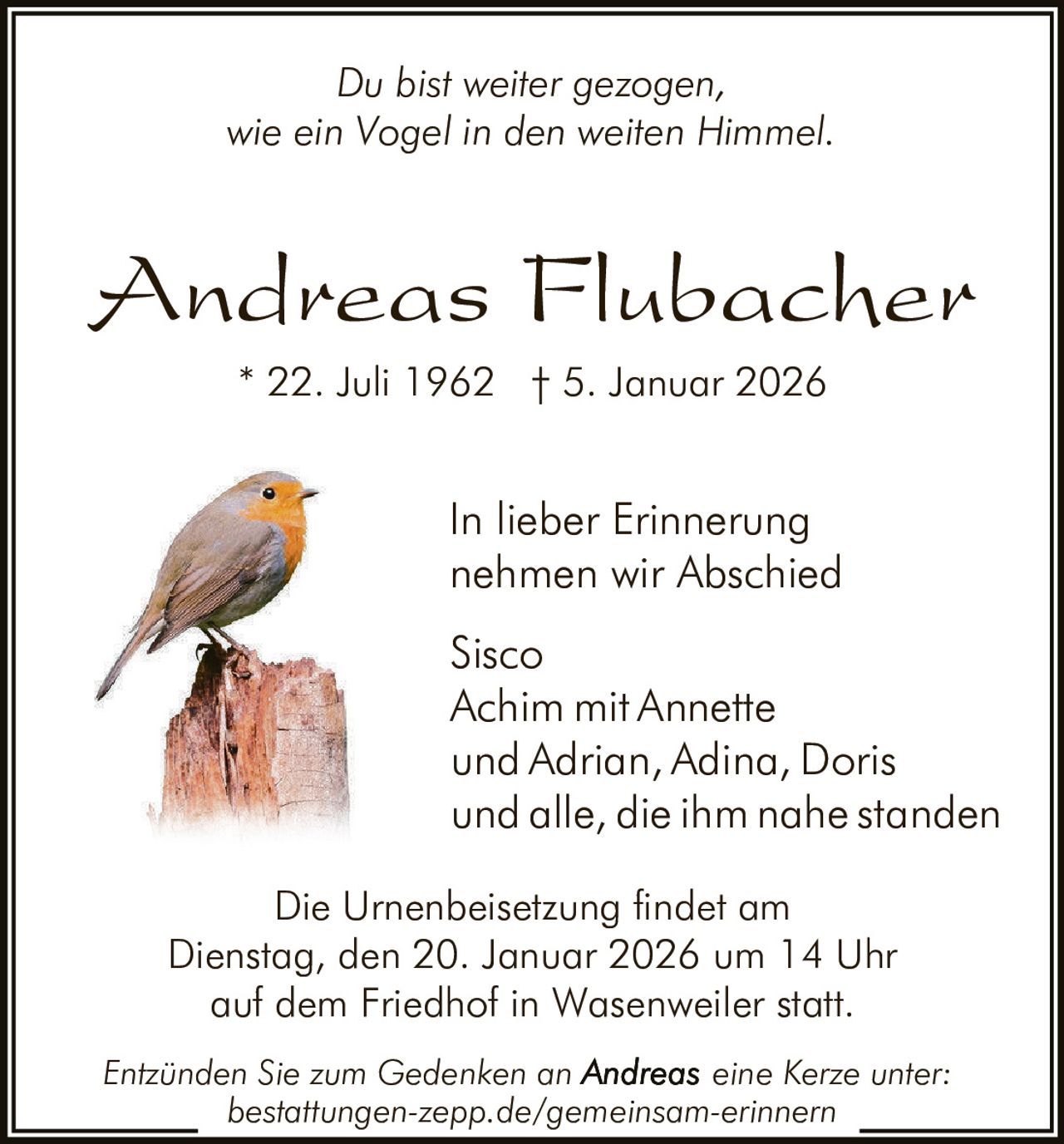 Ankündigung
