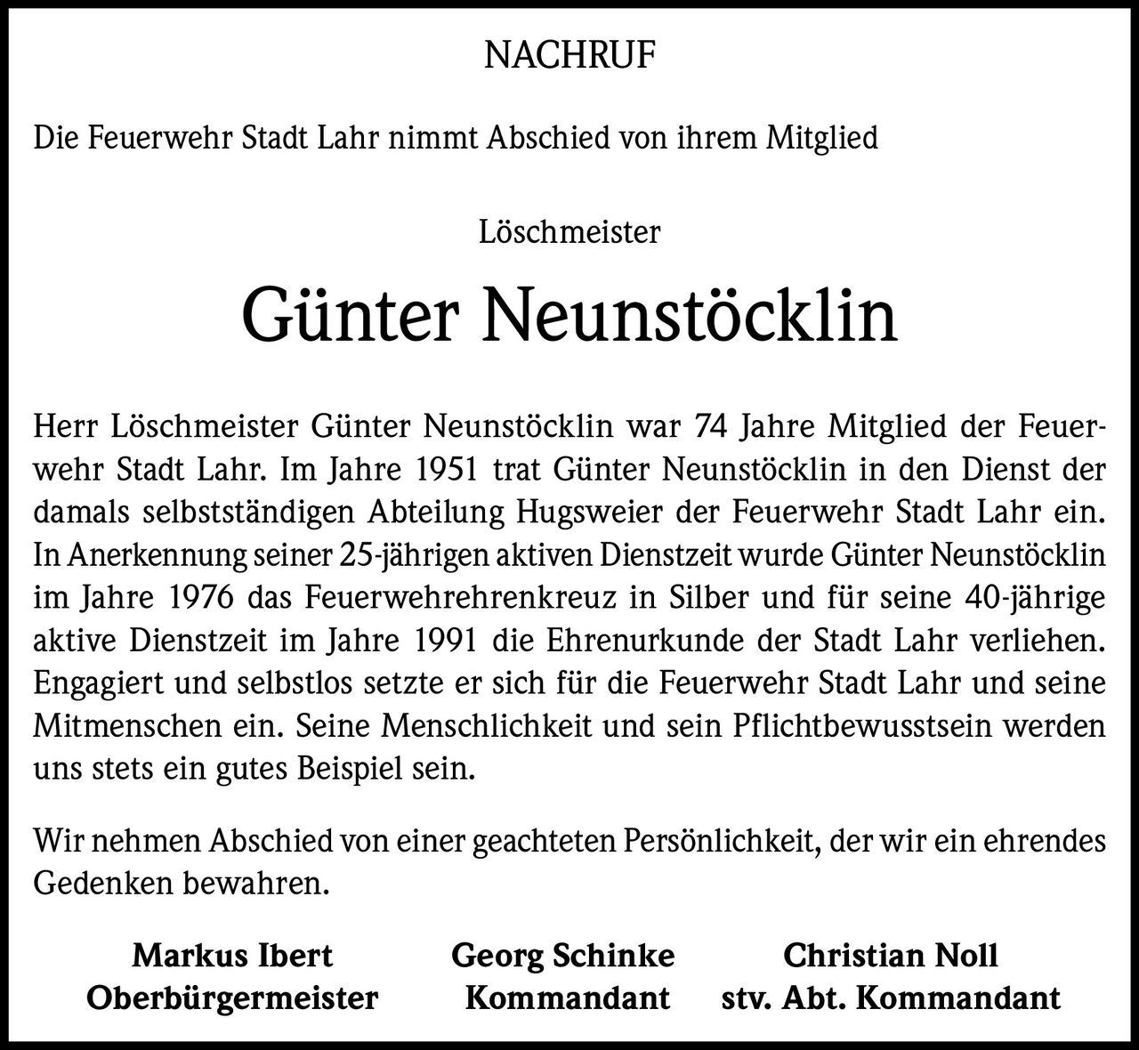 Ankündigung