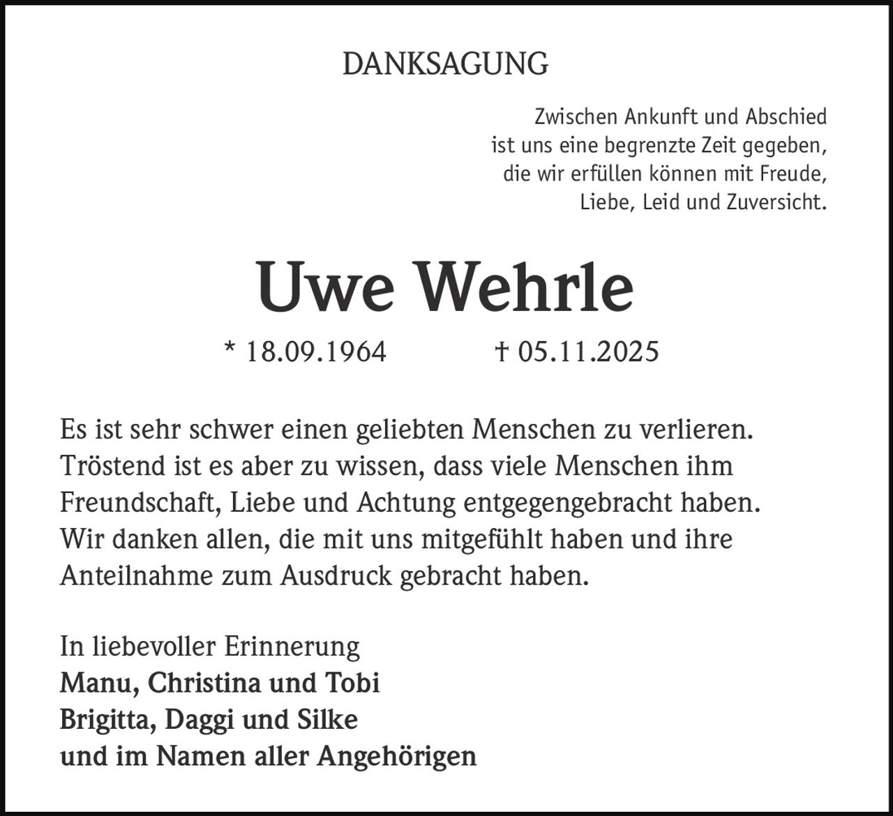 Ankündigung