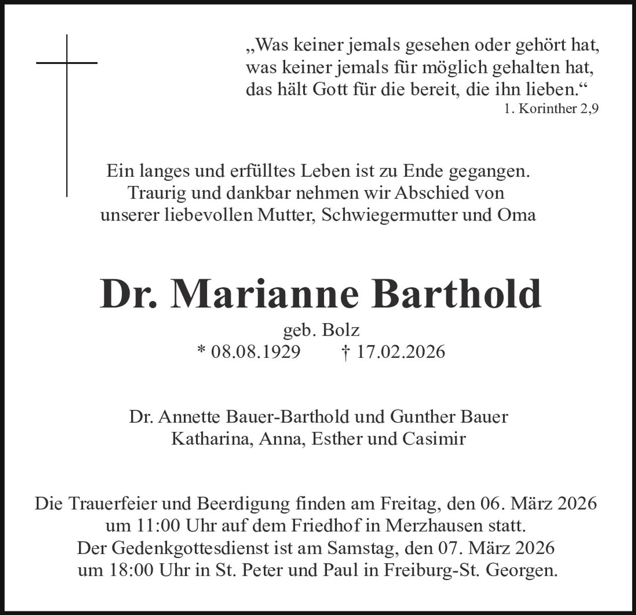 Ankündigung