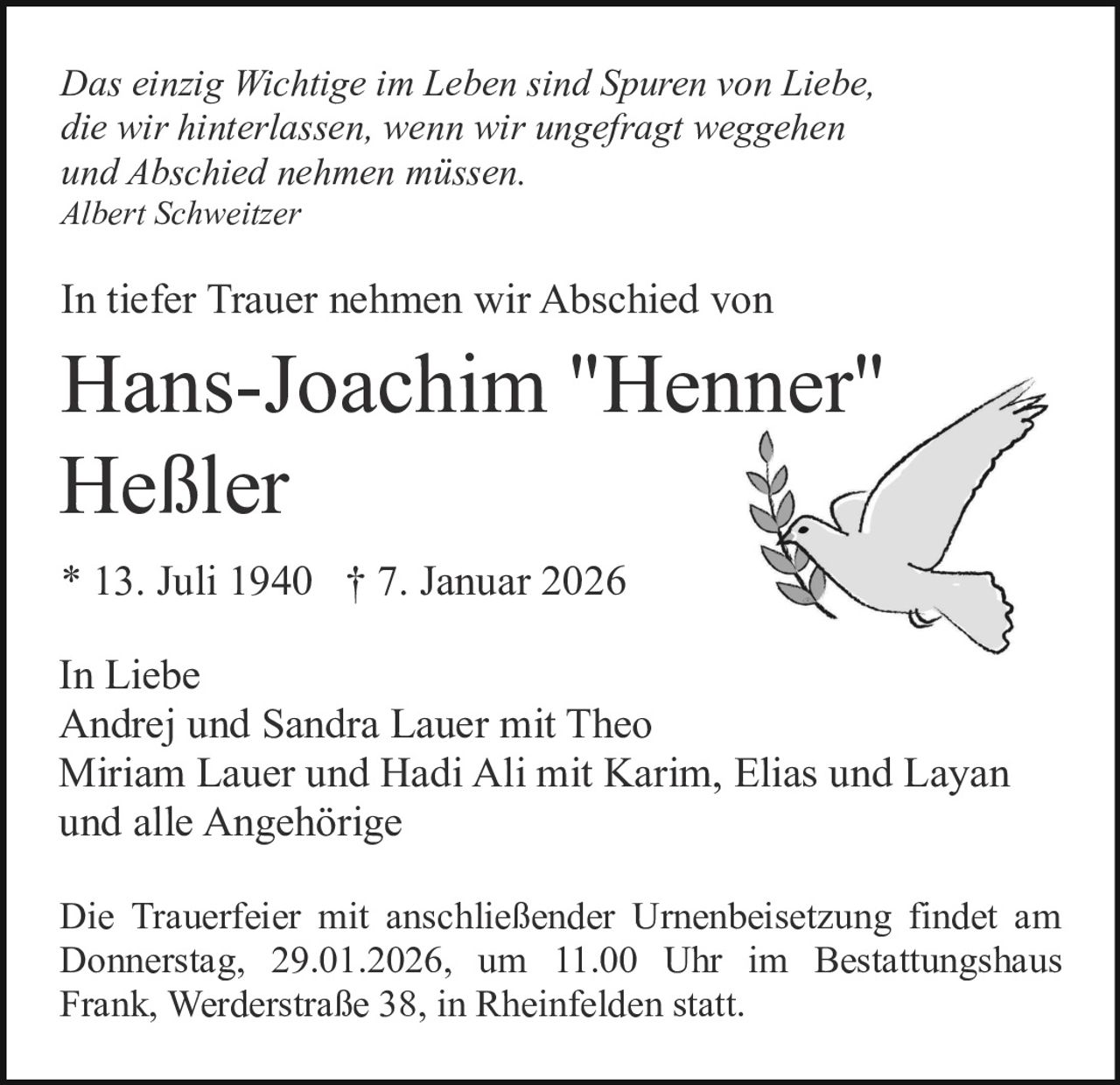 Ankündigung