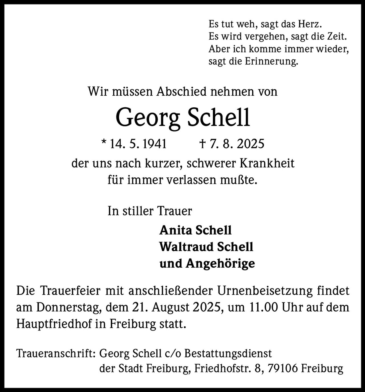 Ankündigung