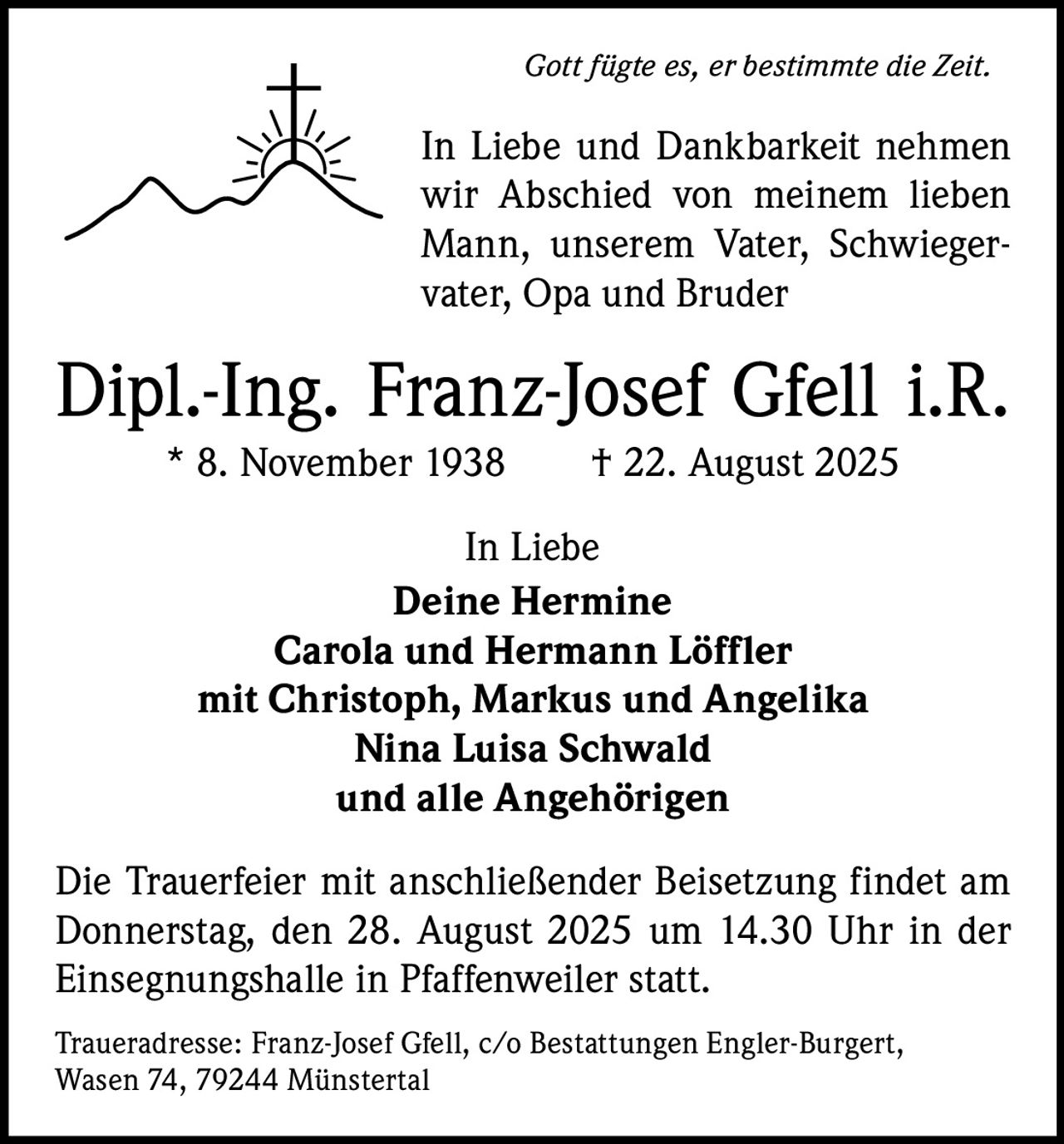 Ankündigung