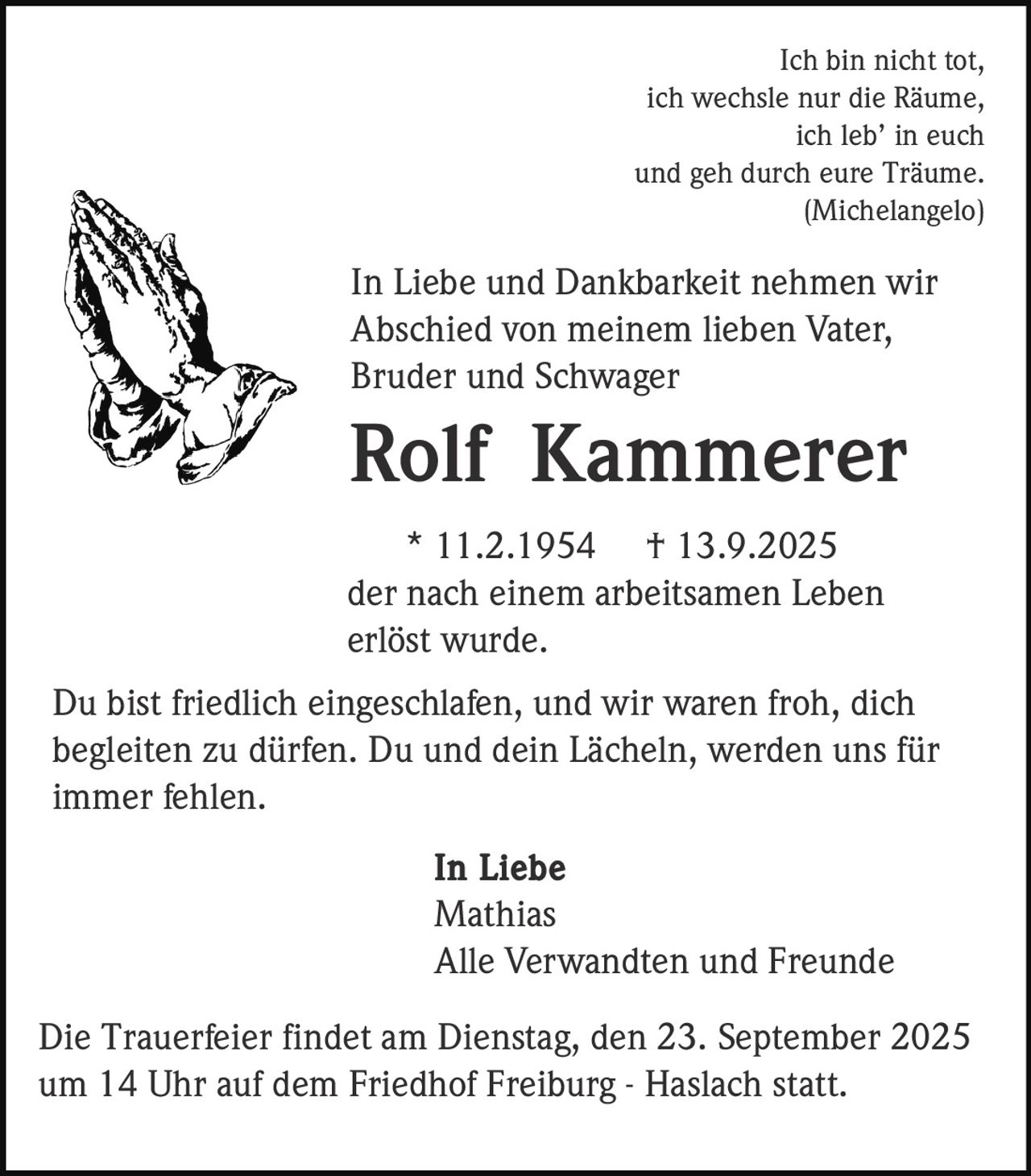 Ankündigung
