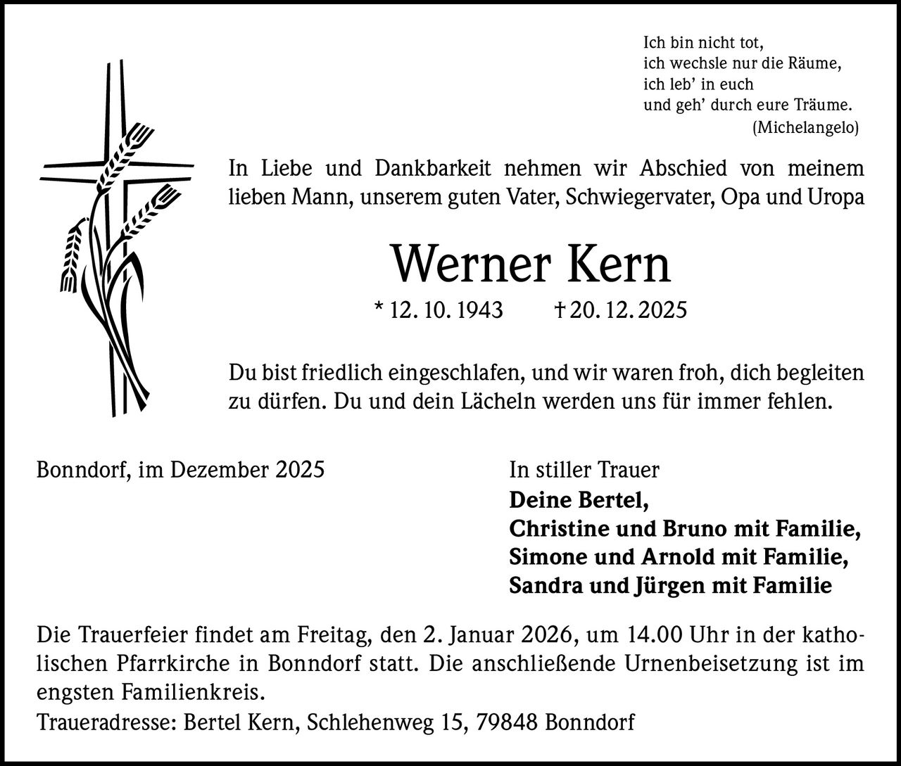 Ankündigung