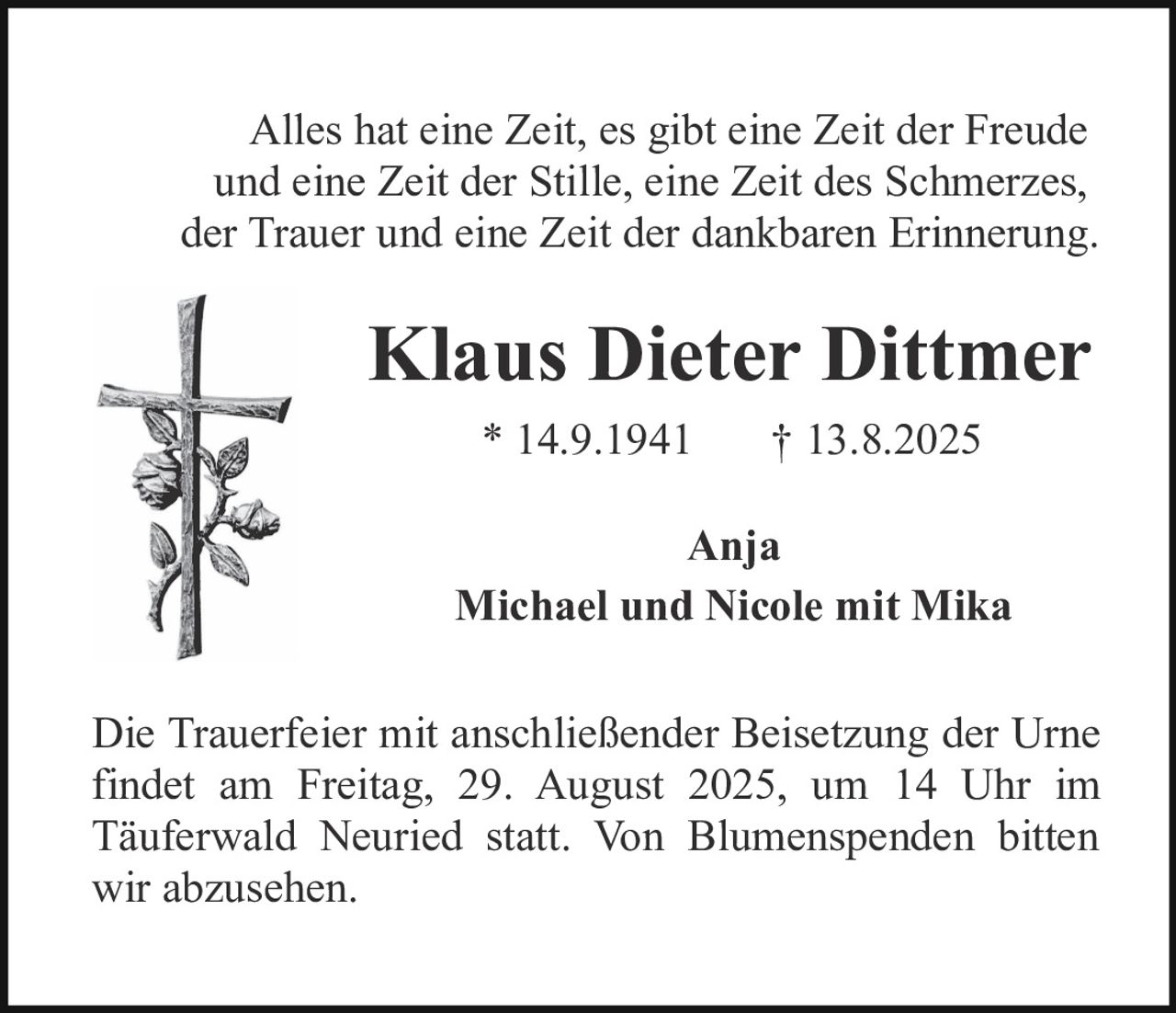 Ankündigung