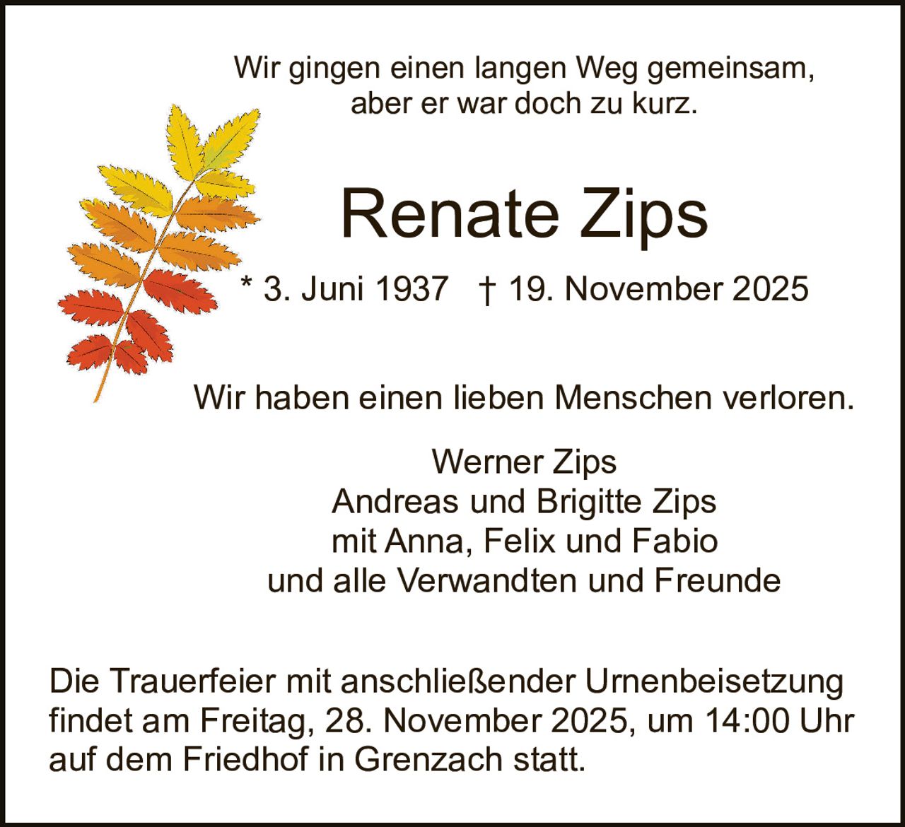 Ankündigung