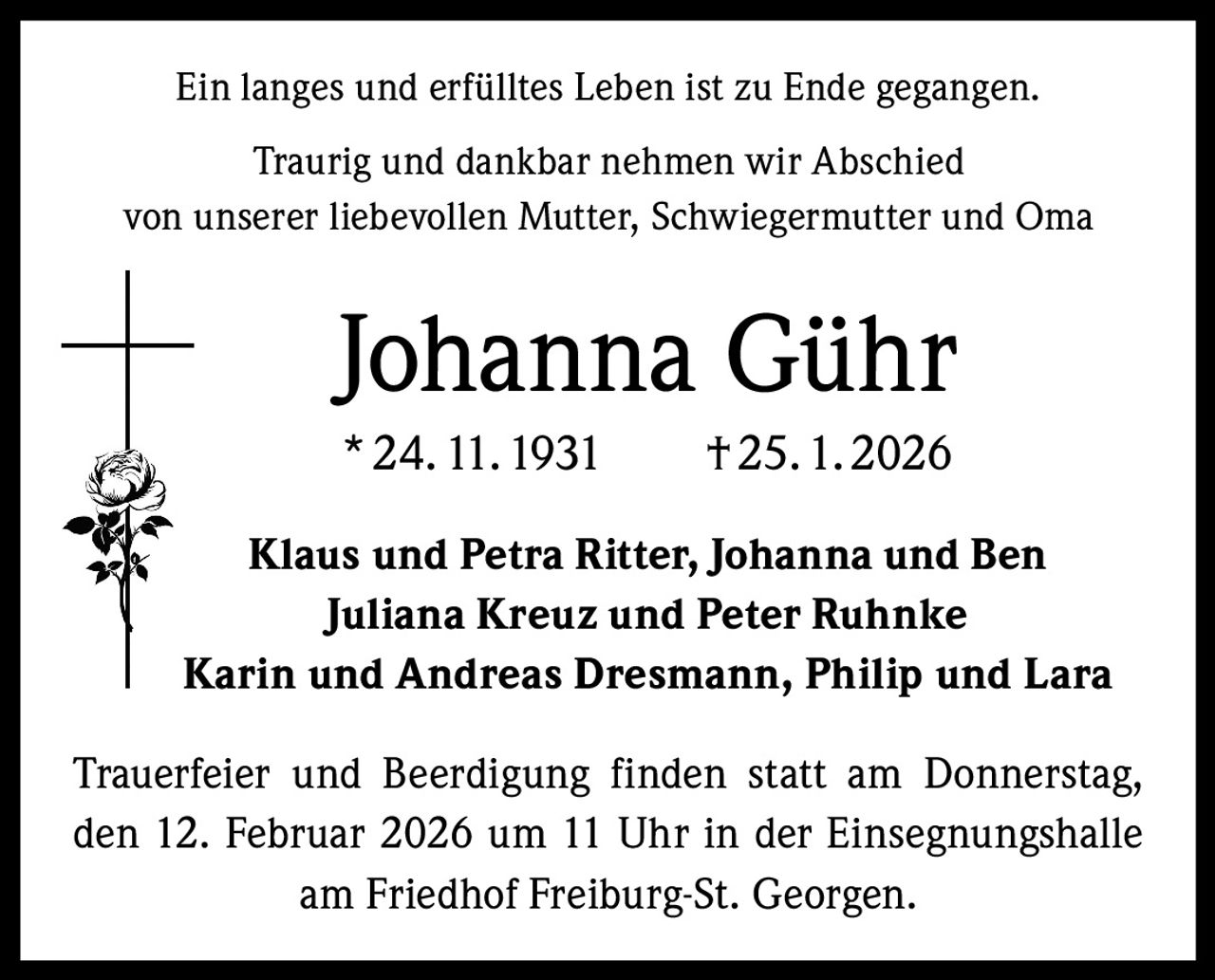 Ankündigung