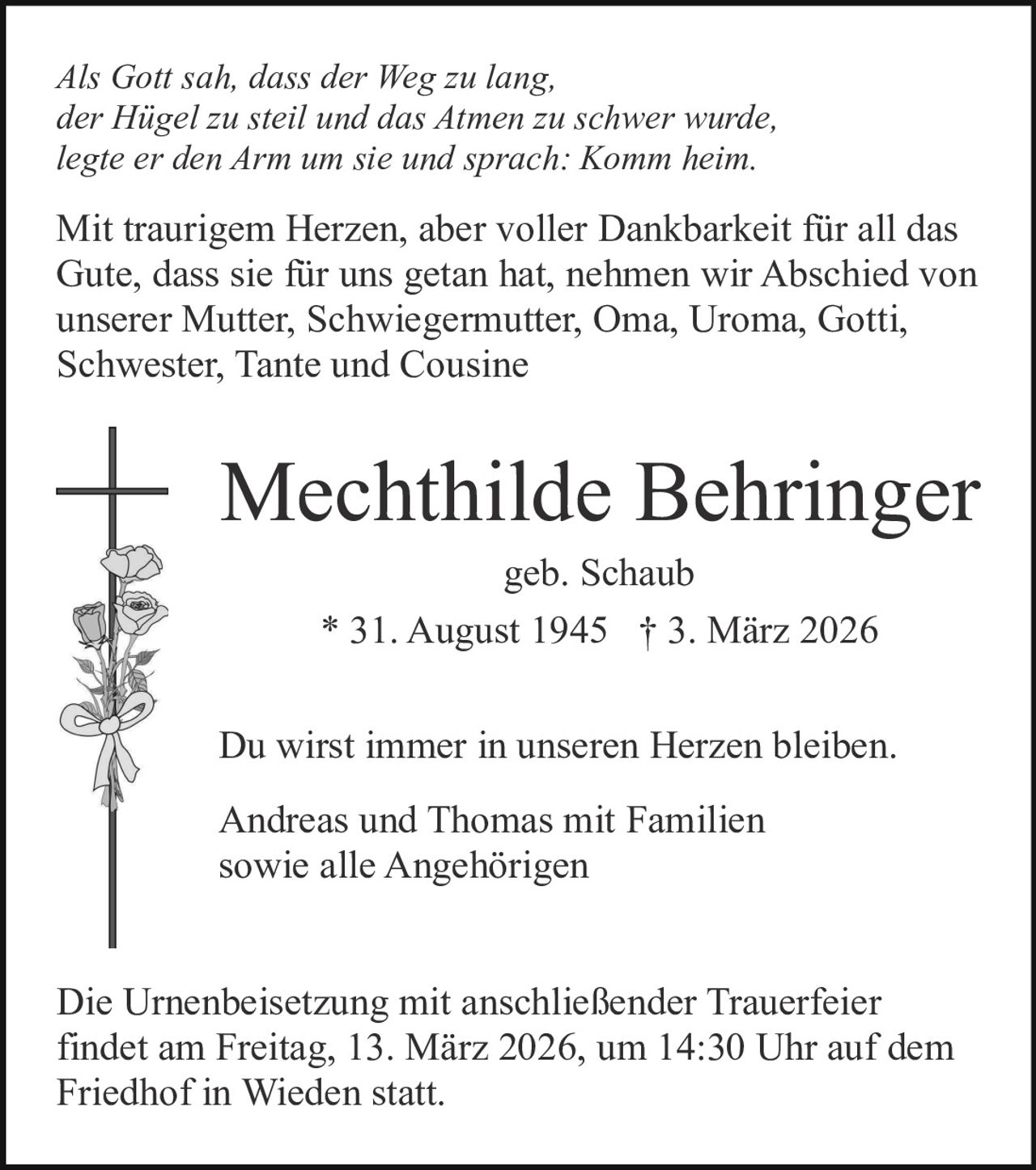 Ankündigung