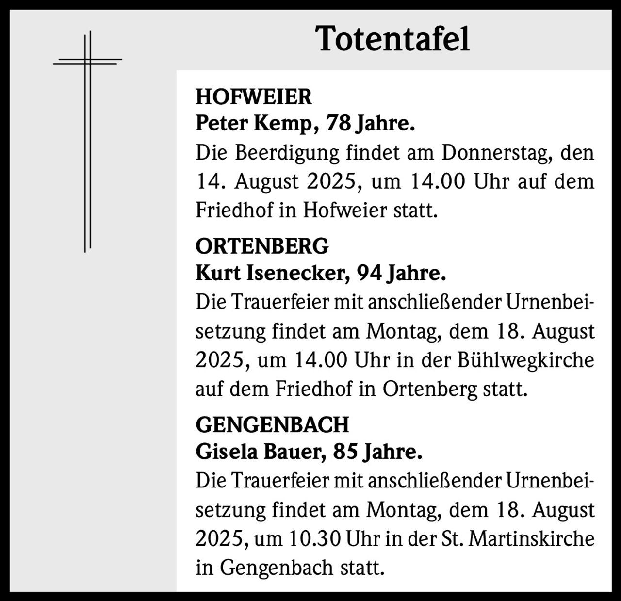 Ankündigung