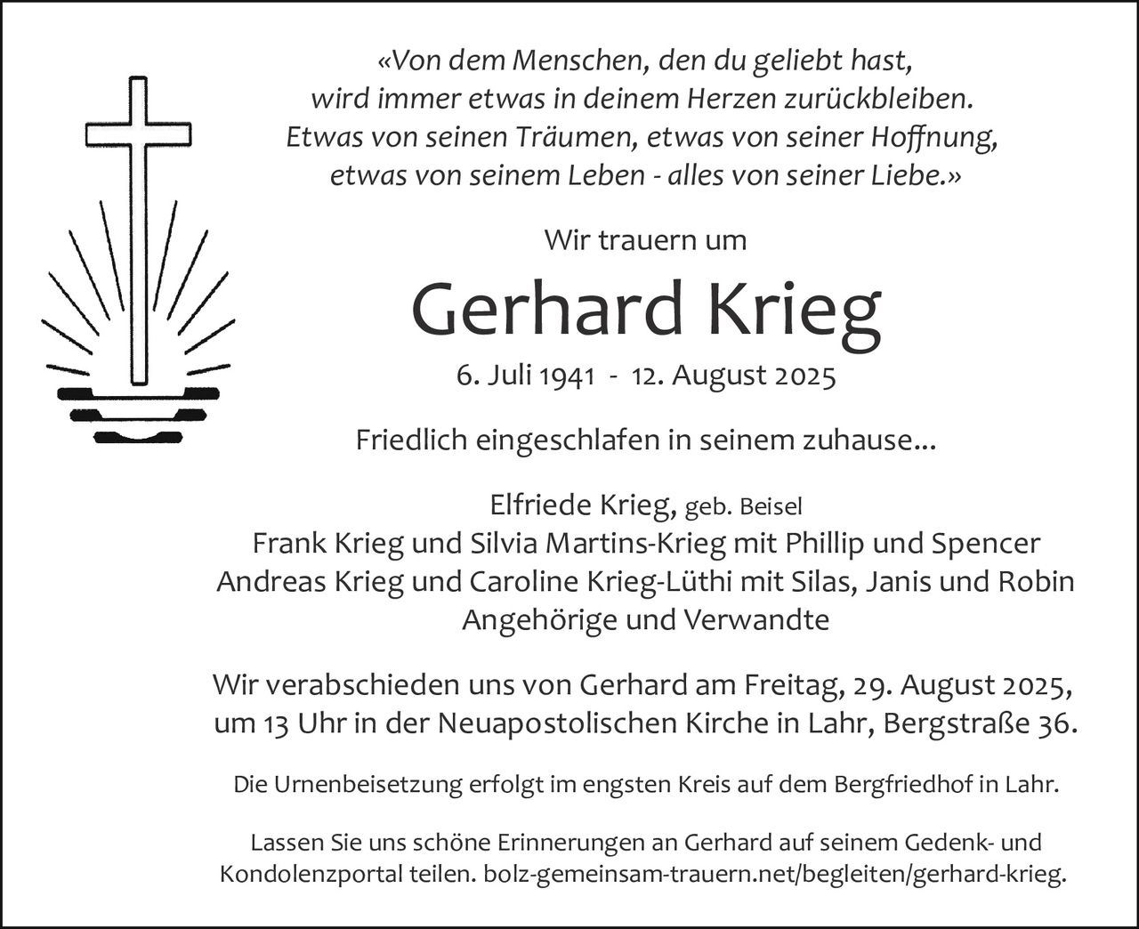Ankündigung