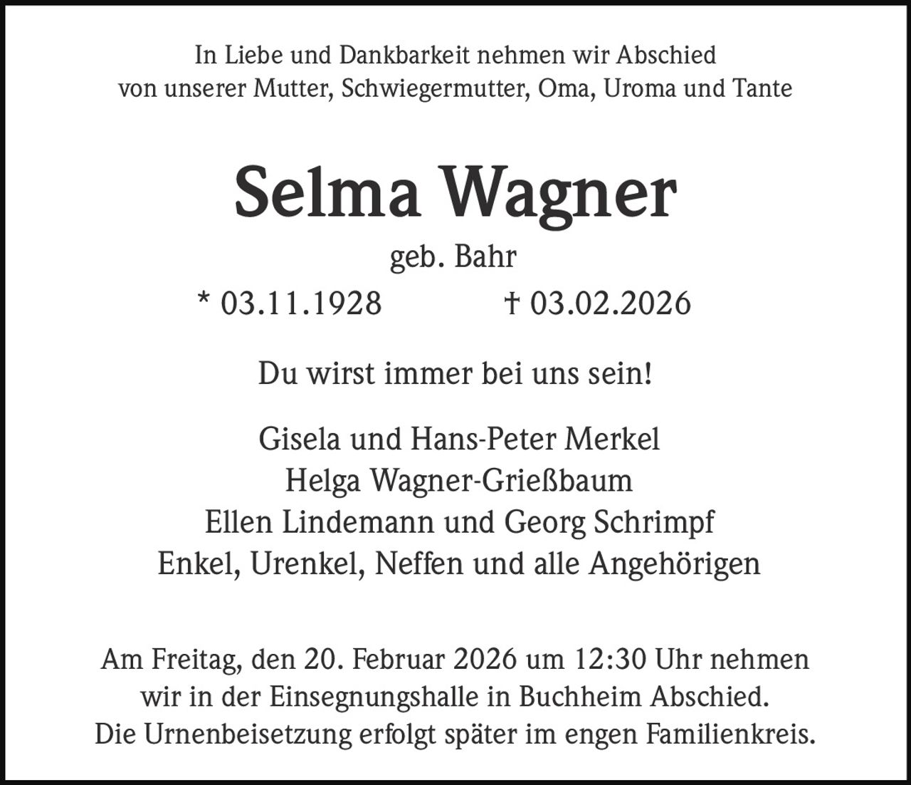 Ankündigung