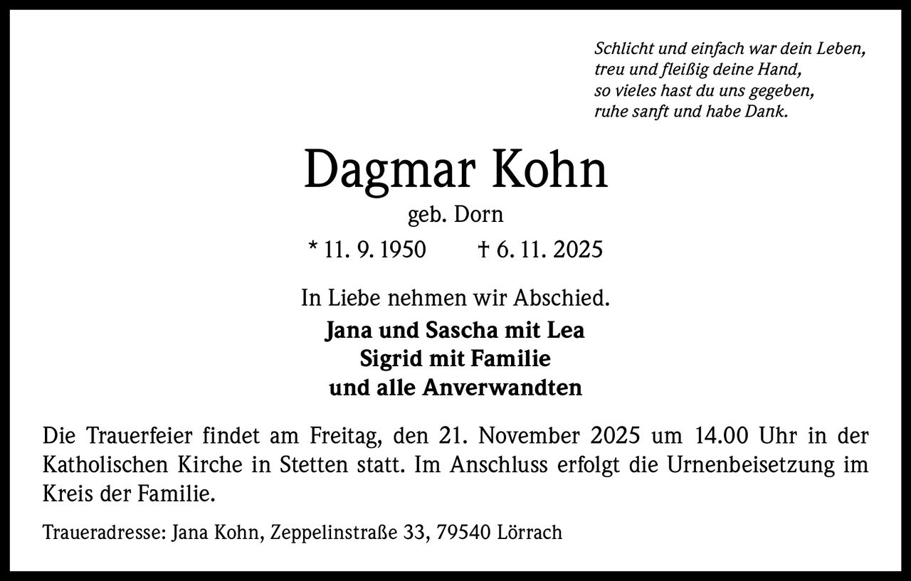 Ankündigung