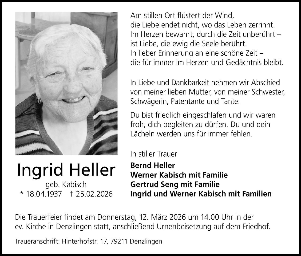 Ankündigung