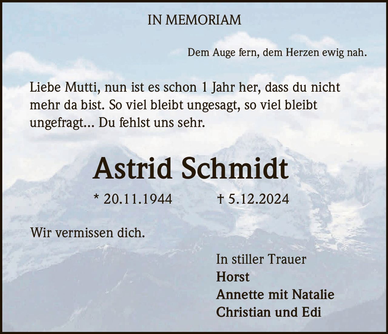 Ankündigung
