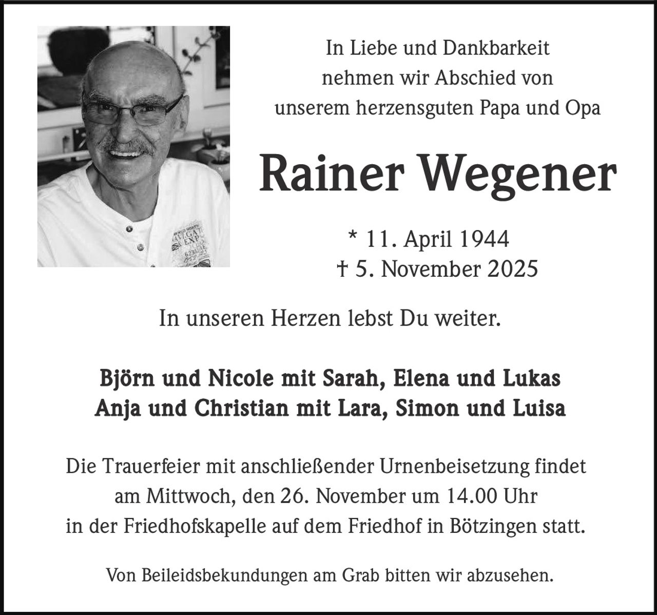 Ankündigung